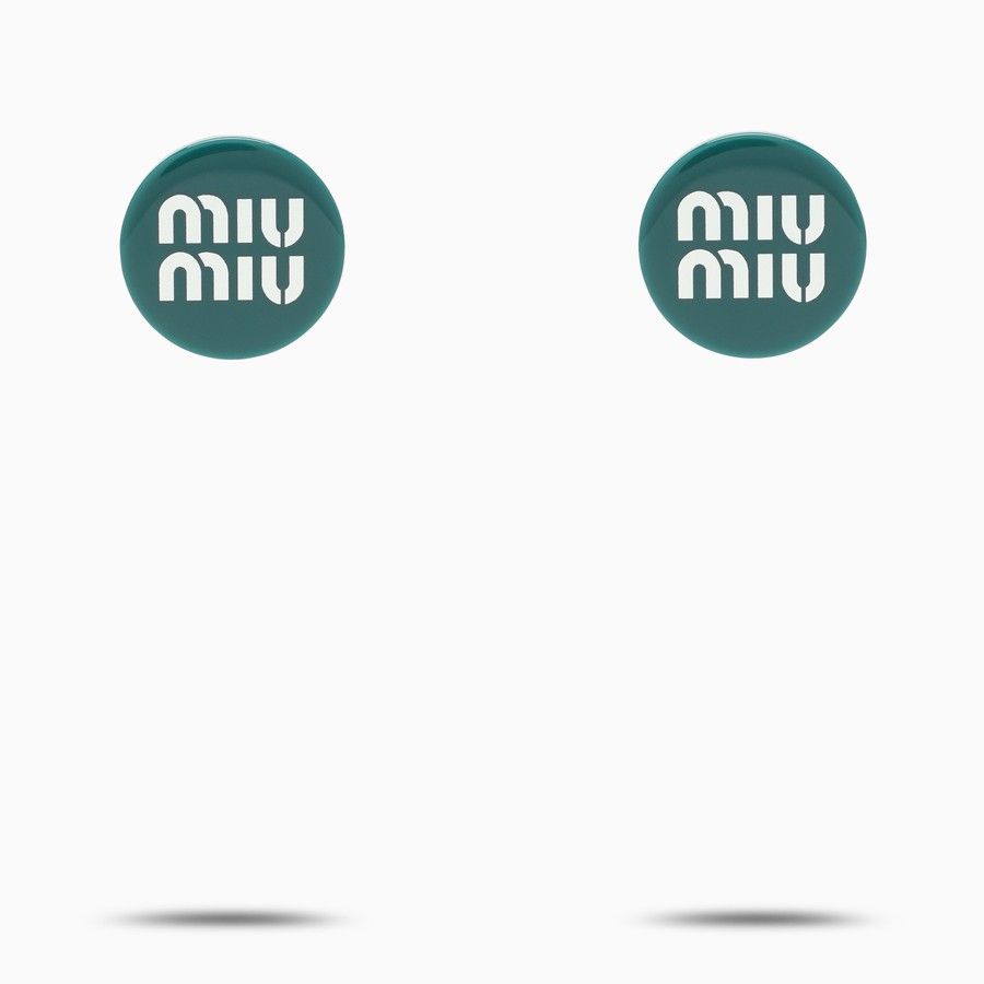 Miu Miu o1d2blof0924 Size: OS / Earrings in Blue Size ONE SIZE - 1 Thumbnail