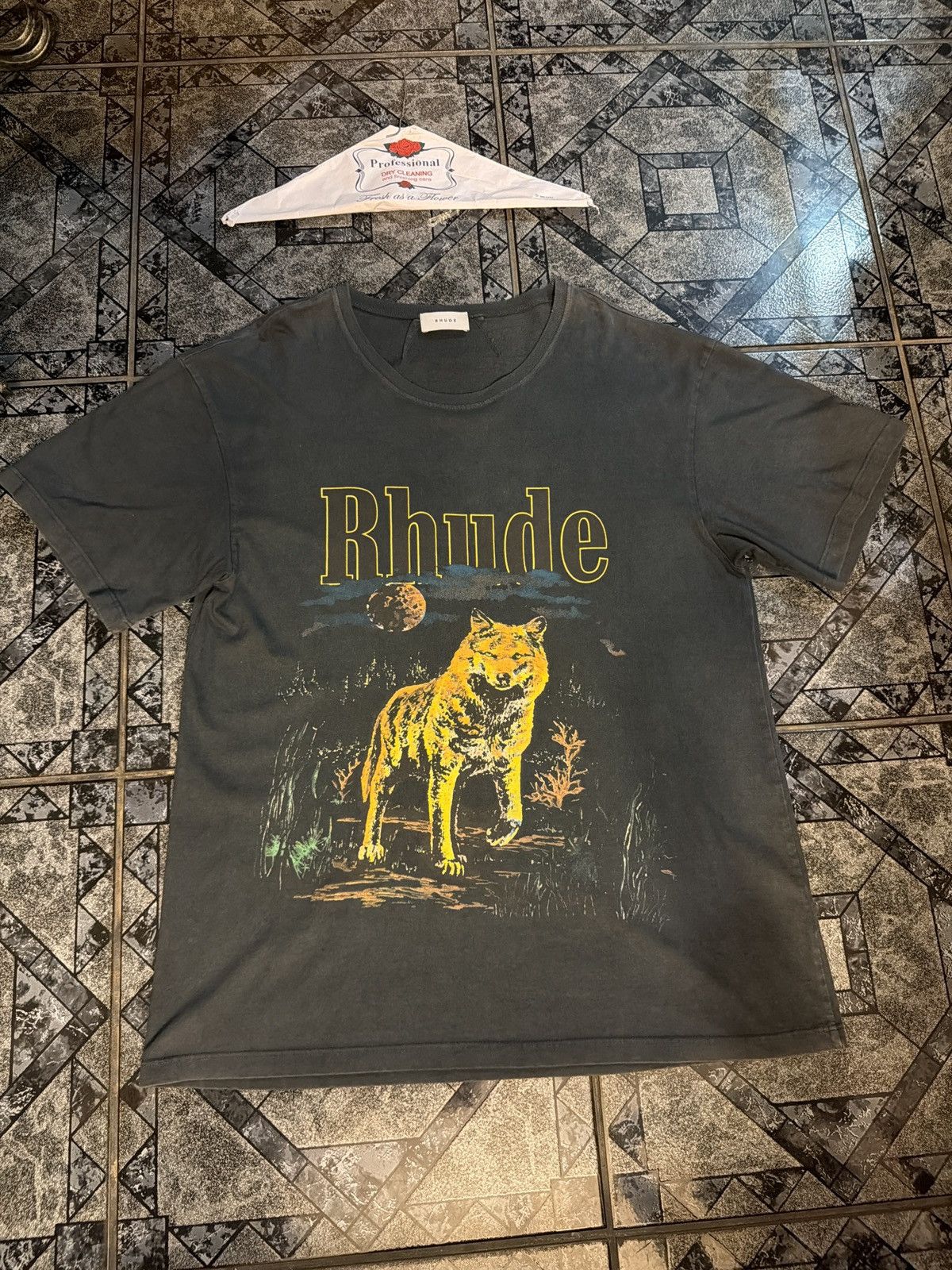 Rhude RARE RHUDE WOLF T-SHIRT Size US S / EU 44-46 / 1 - 1 Thumbnail