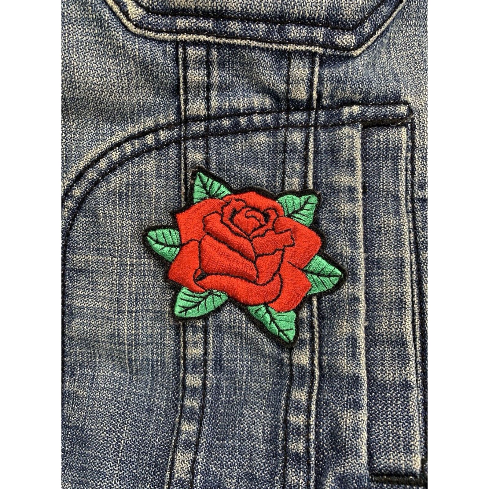 French Connection VINTAGE French Connection Women's Denim Jacket Casual Travel Basic Size 4 Blue Retro Size 27" / US 4 / IT 40 - 5 Thumbnail