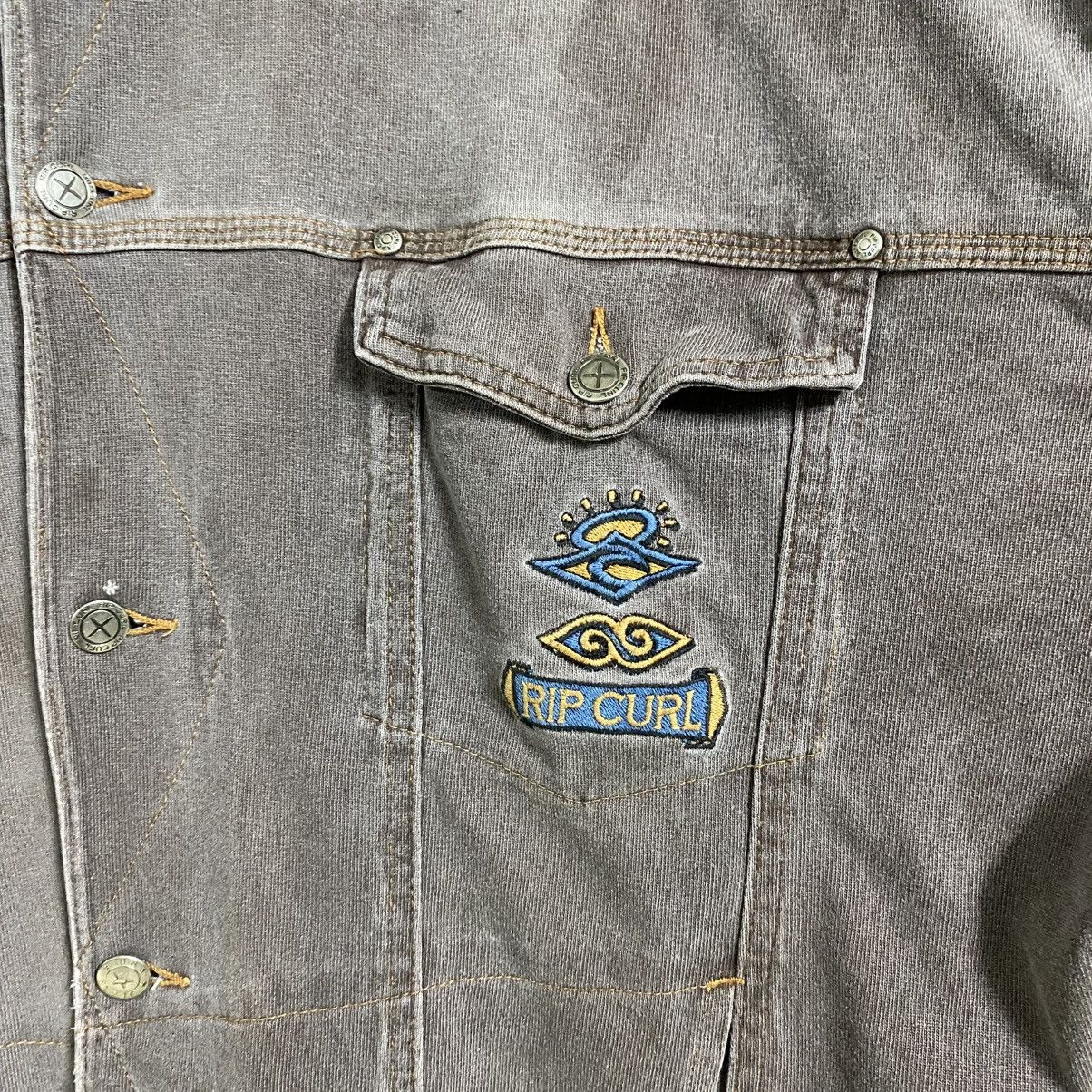 Rip Curl Vintage 90s Rip Curl Trucker Jacket Oversized Size US XL / EU 56 / 4 - 18 Thumbnail