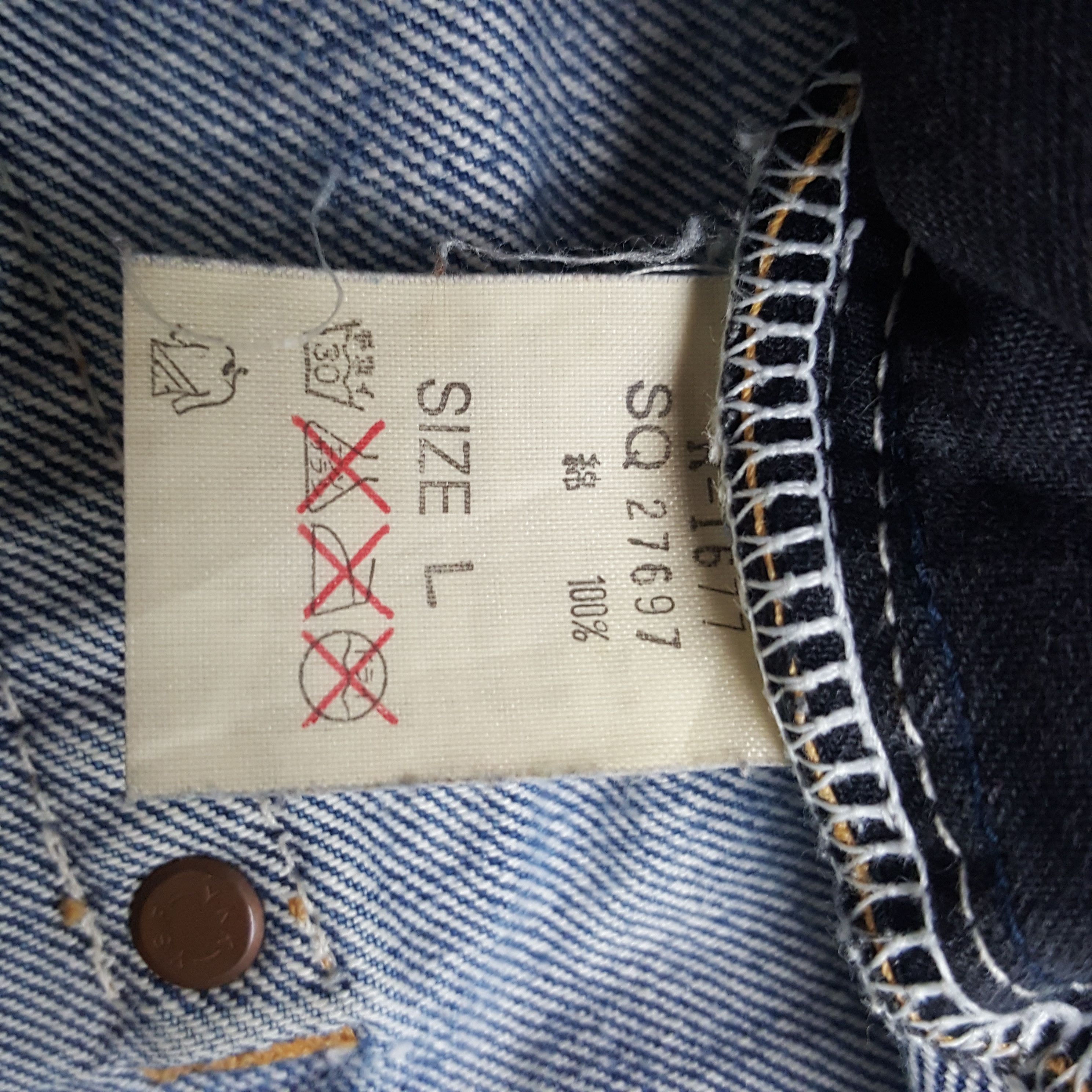 If Six Was Nine × Japanese Brand × Vintage Vintage RNA Sweats Bloods Distressed Style Denim Jeans Size US 33 - 9 Thumbnail