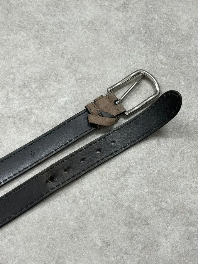 Prada 2000s Prada Grey Suede Leather Belt Size ONE SIZE - 4 Thumbnail
