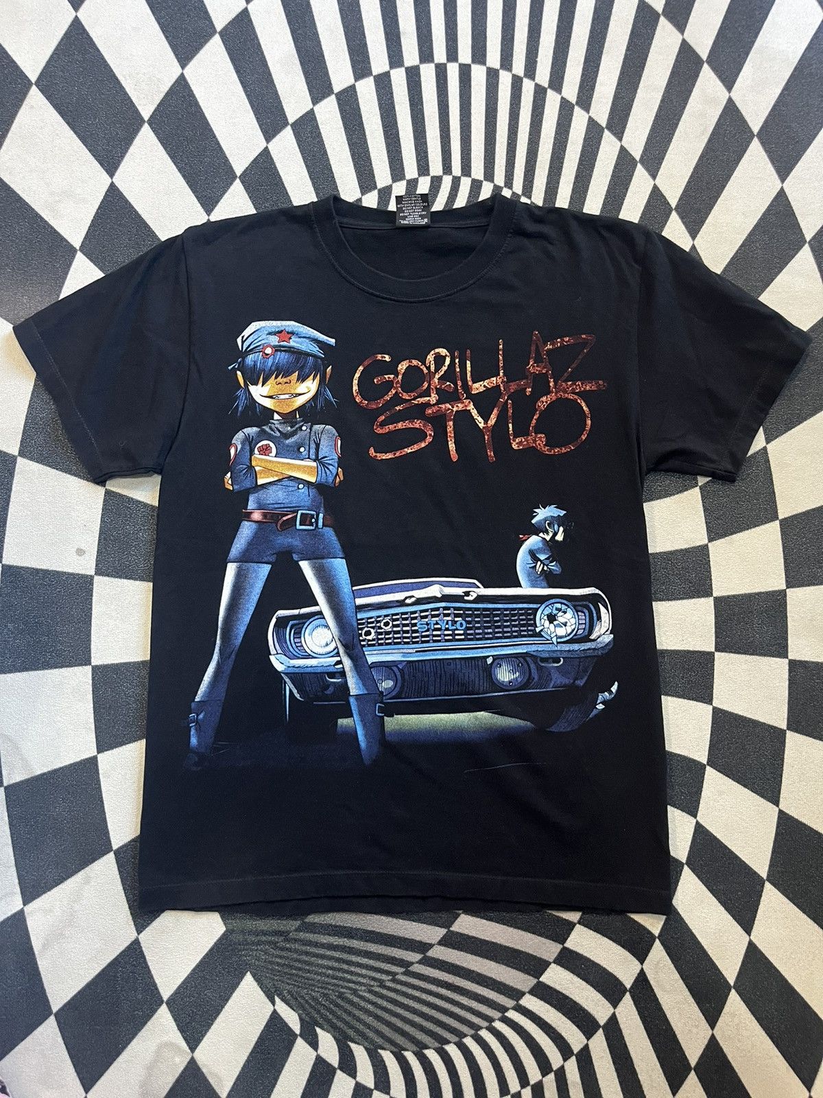 Band Tees Vintage GORILLAZ STYLO 00’s Band Tshirt Size US M / EU 48-50 / 2 - 4 Thumbnail