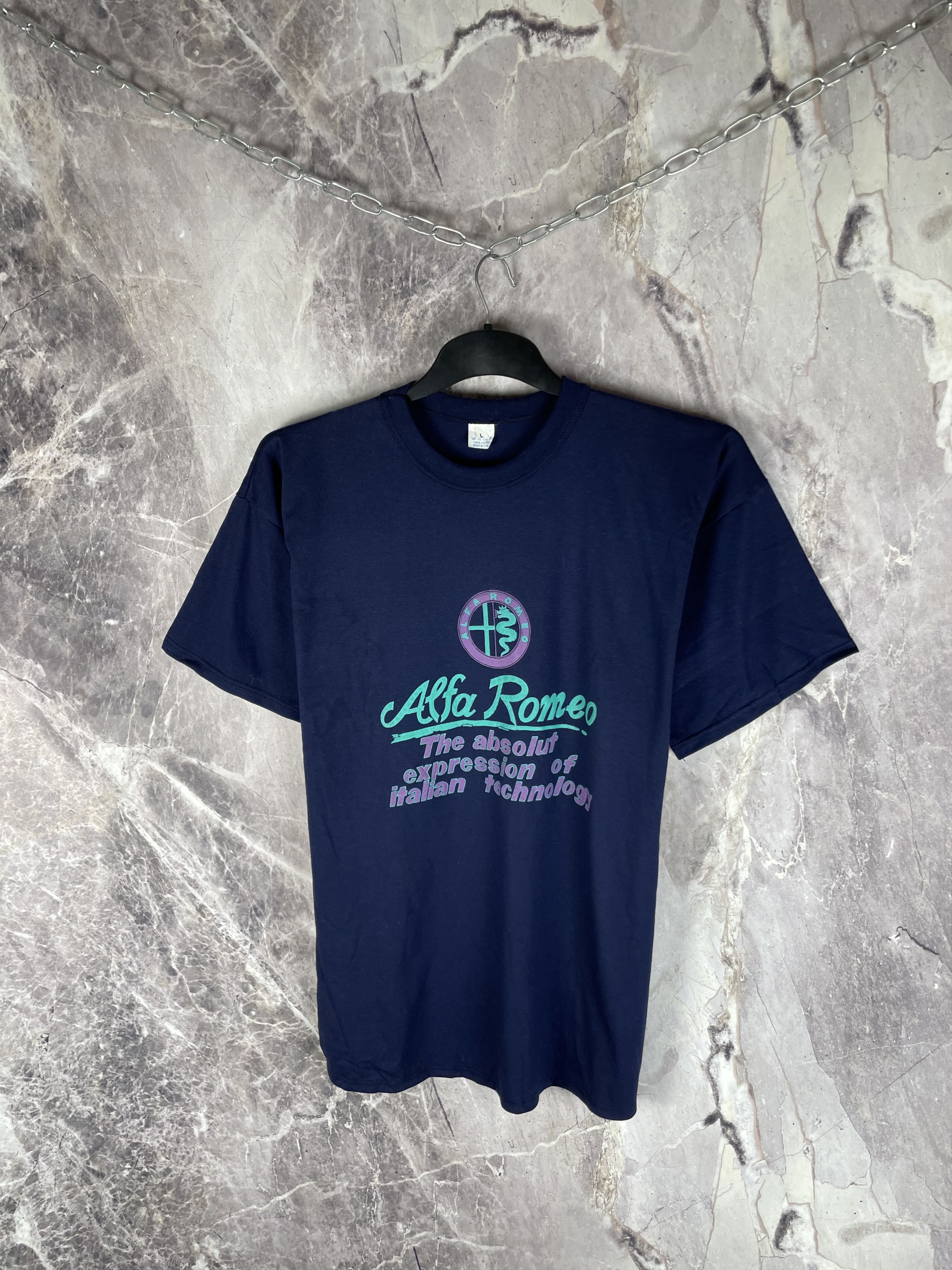 Vintage Vintage Alfa Romeo Racing Tee Size US L / EU 52-54 / 3 - 2 Thumbnail