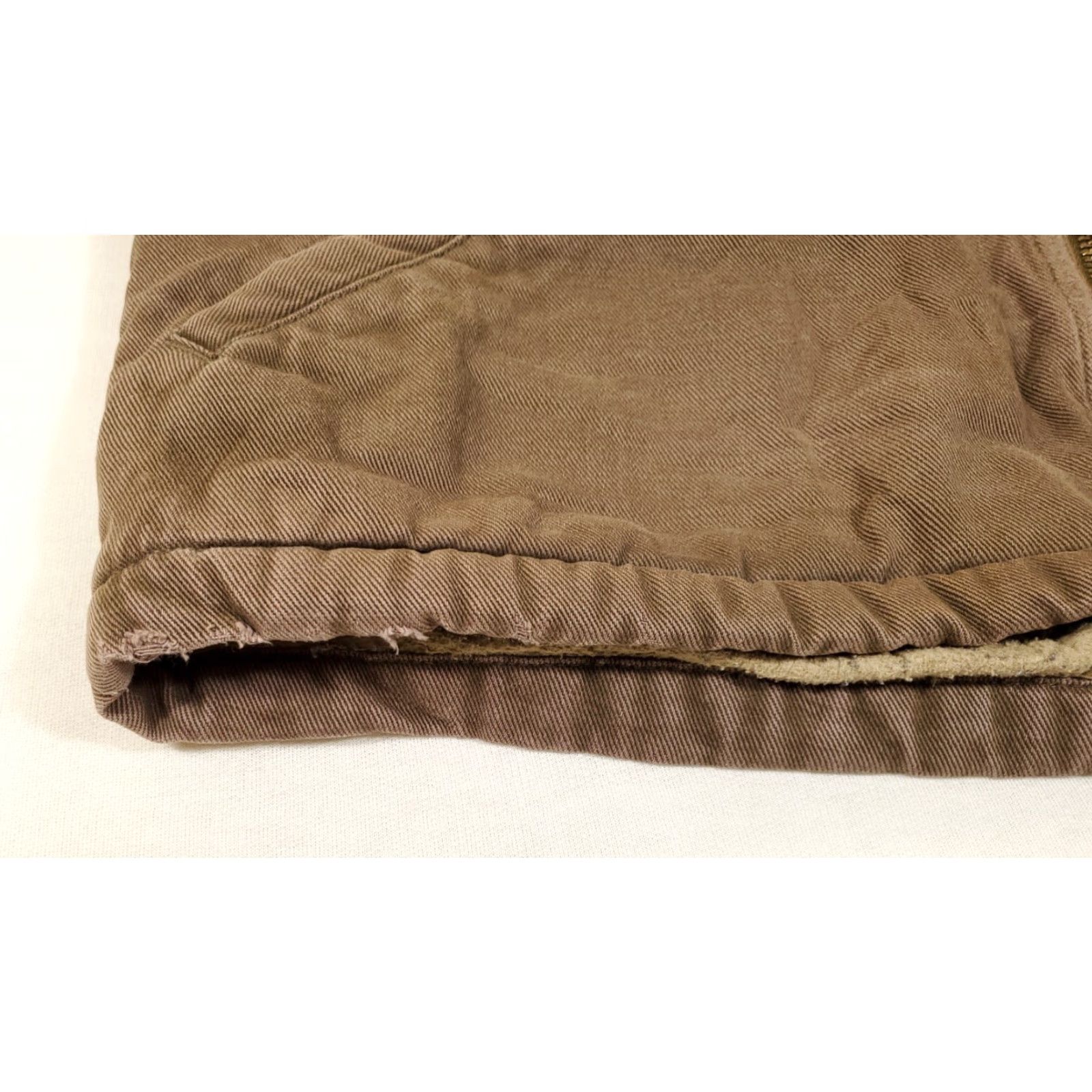 Vintage Wolverine Vest Jacket Lined Fleece Cotton Full Zip Brown Mens L Size US L / EU 52-54 / 3 - 4 Thumbnail