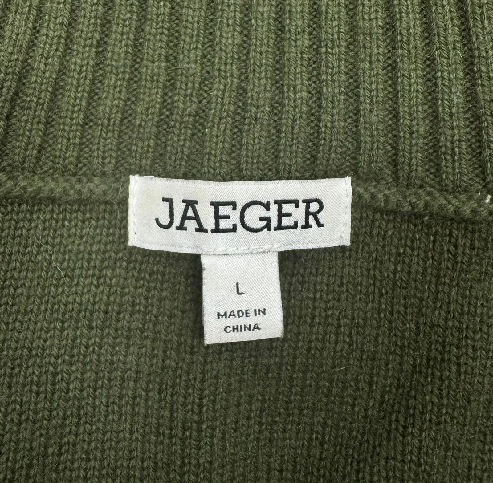 Jaeger Structured Sweater Wool Cashmere size L