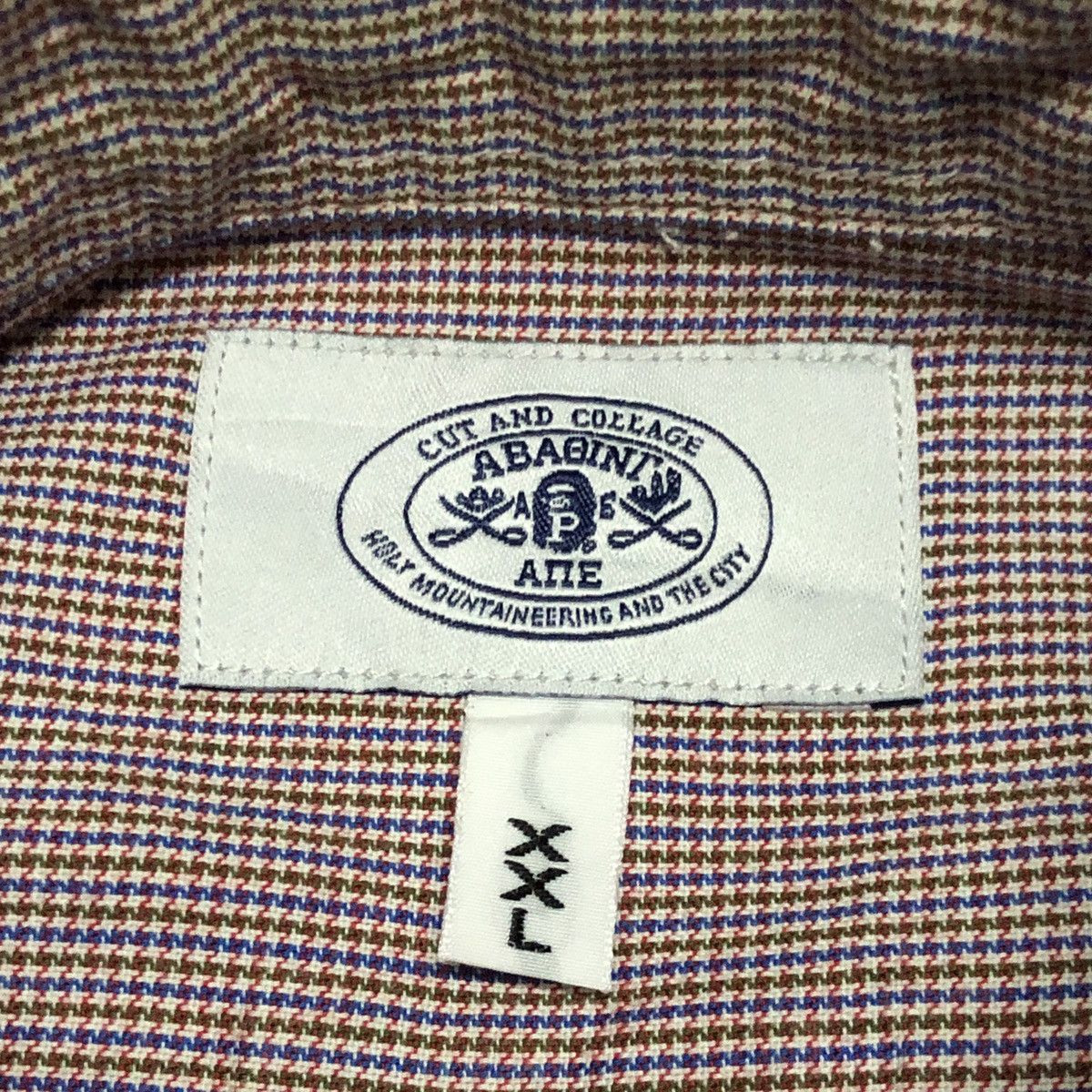 Bape Bapesta Pattern One Point Check All Over Print Shirts Size US XXL / EU 58 / 5 - 6 Thumbnail