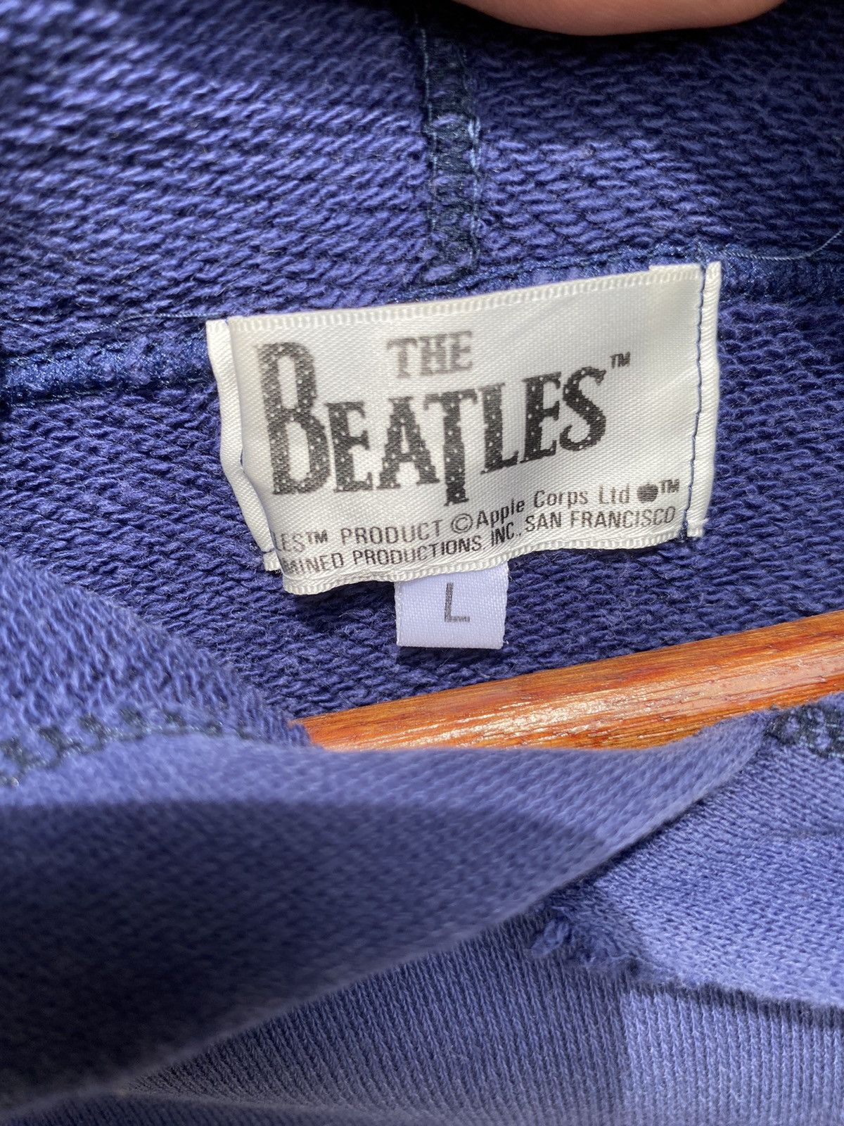 Band Tees × Vintage Vintage The Beatles Hoodie Pullover Jumper Size L Size US L / EU 52-54 / 3 - 9 Thumbnail