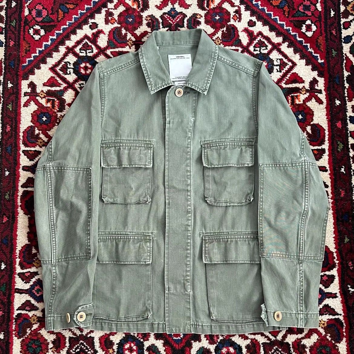 Visvim Sz 1 Visvim 12AW Kilgore Military Jacket-2505 Size US S / EU 44-46 / 1 - 1 Thumbnail