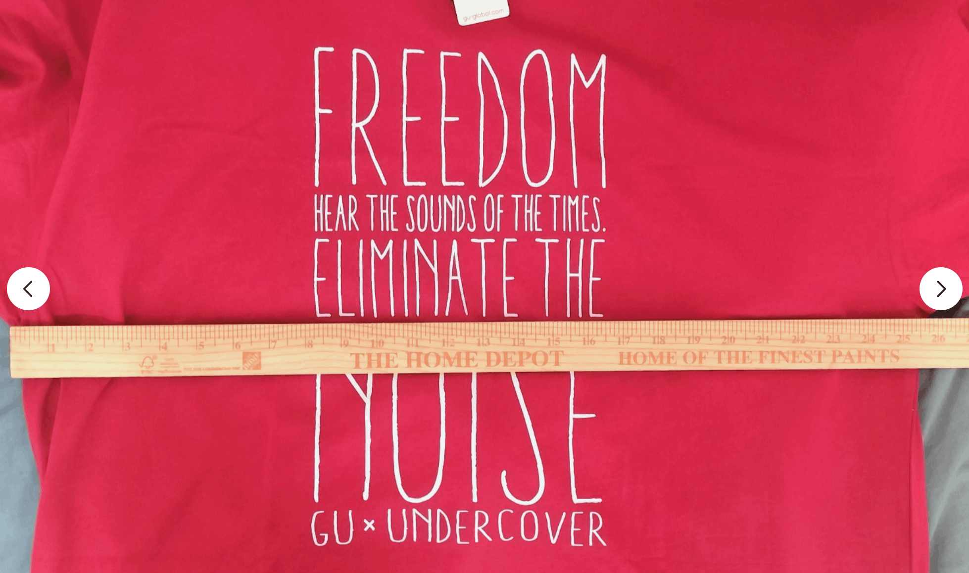 GU × Undercover NWT Undercover x GU Jun Takahashi Freedom Noise T-Shirt XL Size US XL / EU 56 / 4 - 5 Thumbnail