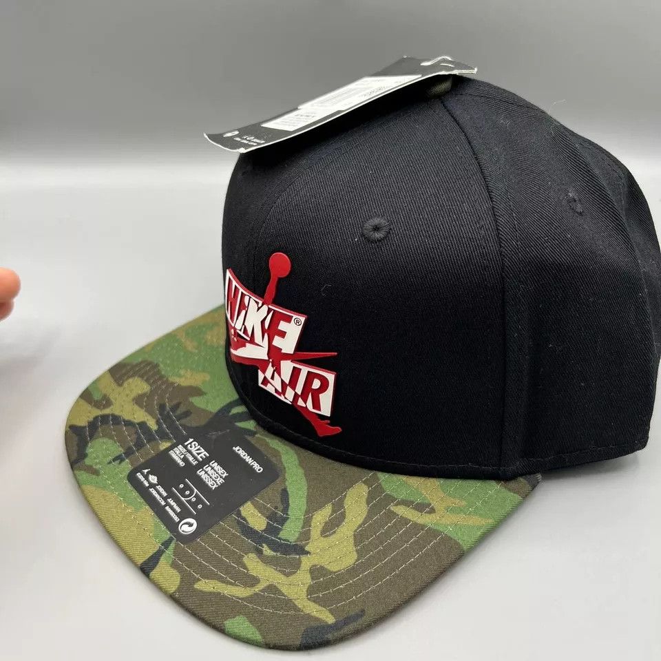 Jordan Brand Air Jordan Pro Hat Men Camouflage Nike Air Snap Back Cap New Size ONE SIZE - 2 Thumbnail
