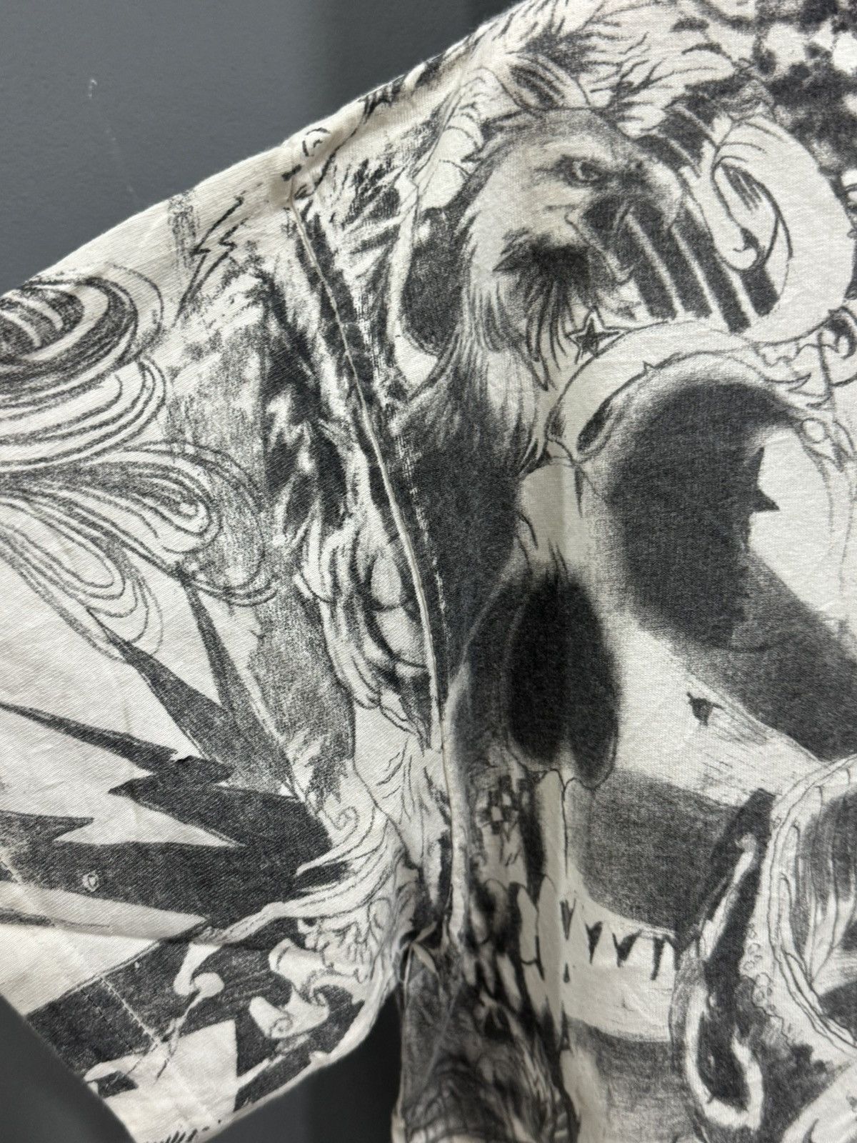 Vintage Skuul - full print tshirt Size US L / EU 52-54 / 3 - 6 Thumbnail