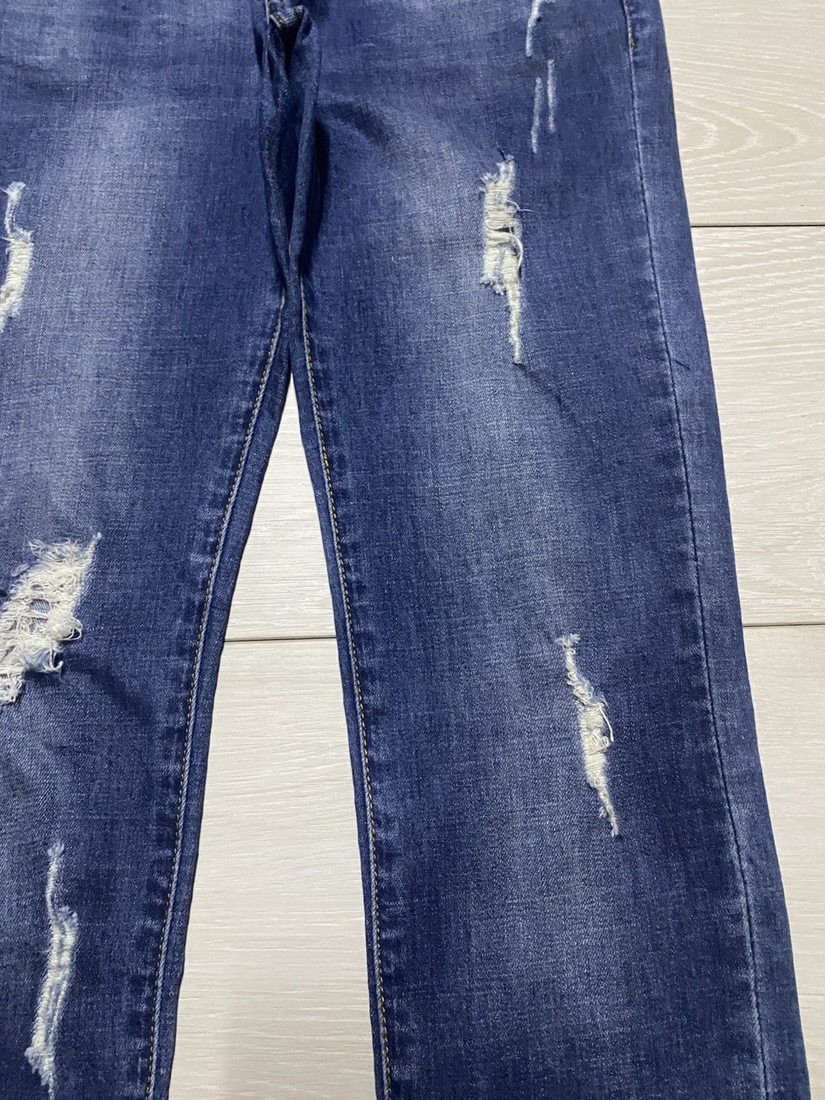 Dolce & Gabbana Woman Dolce Gabbana Distressed Skinny Fit Jeans Size US 28 / EU 44 - 8 Thumbnail
