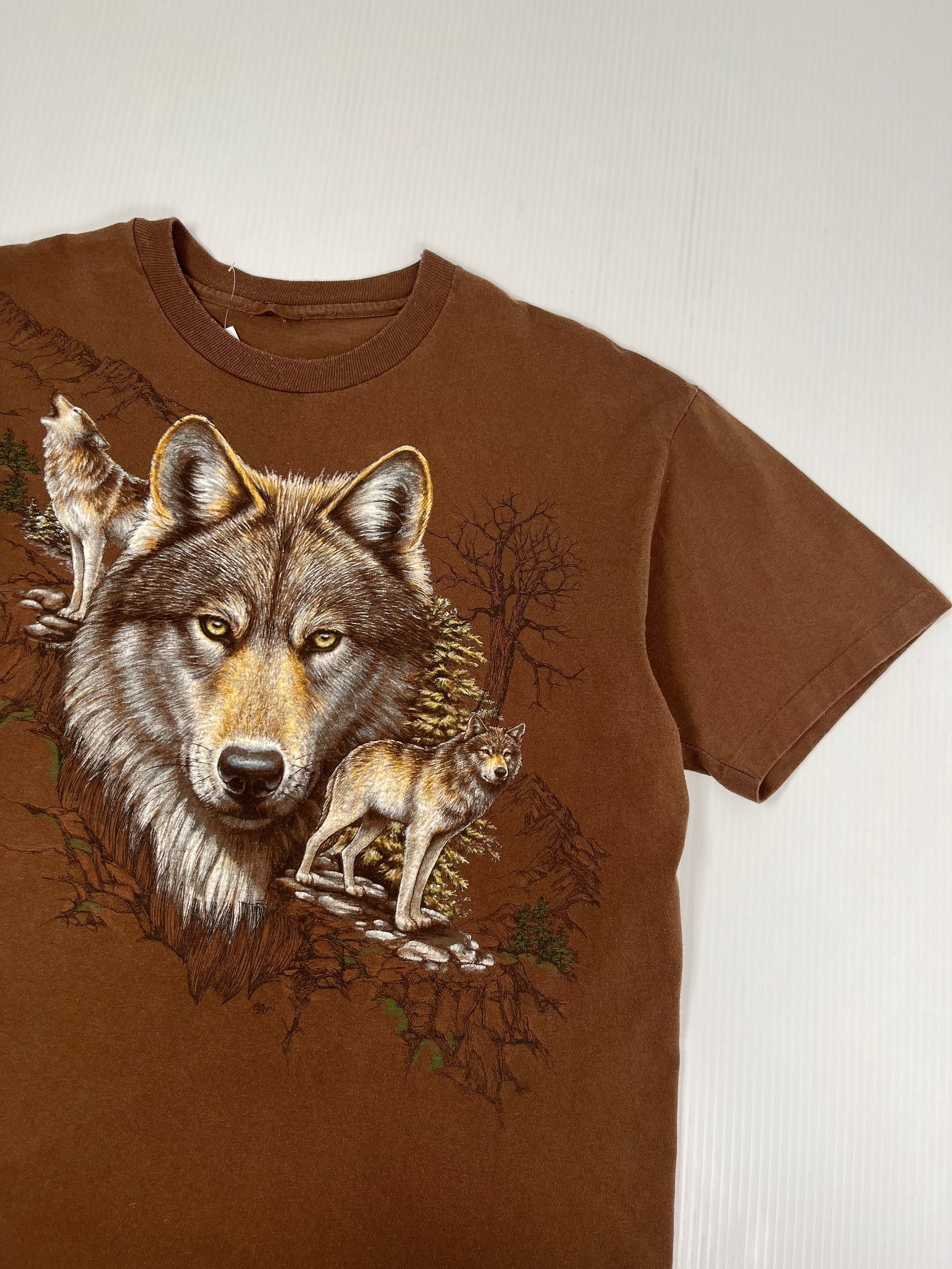 Vintage Vintage Wolf Graphic Tee XL Size US XL / EU 56 / 4 - 3 Thumbnail