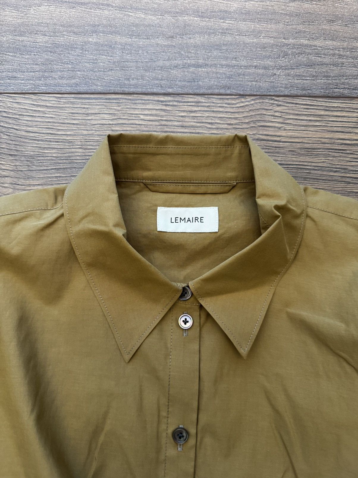 Lemaire Lemaire Straight Collar Twisted Shirt - 38 Size M / US 6-8 / IT 42-44 - 4 Thumbnail