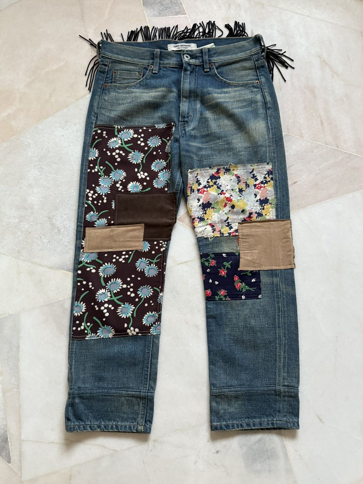 Comme des Garcons Junya watanabe Comme des garcons Patchwork pants Size US 30 / EU 46 - 1 Thumbnail