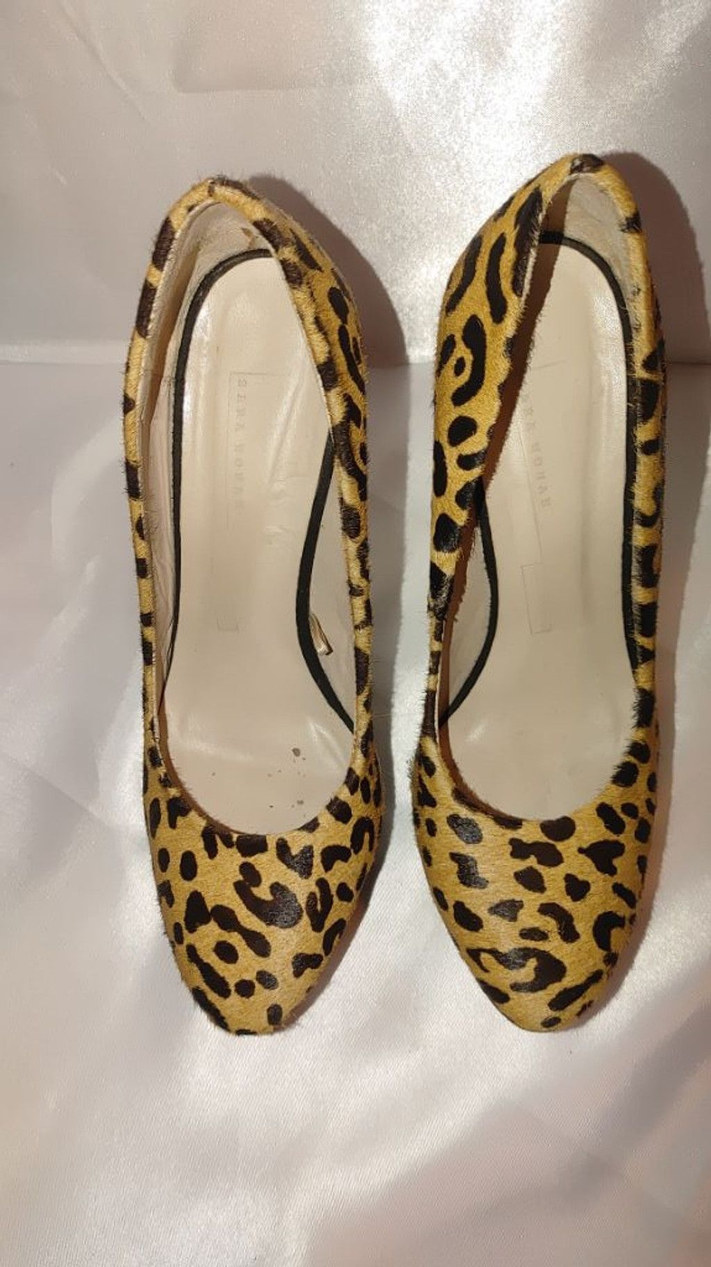 Zara Zara Shoes Leopard Print Platform High Heels Size 39 Size US 8.5 / IT 38.5 - 5 Thumbnail