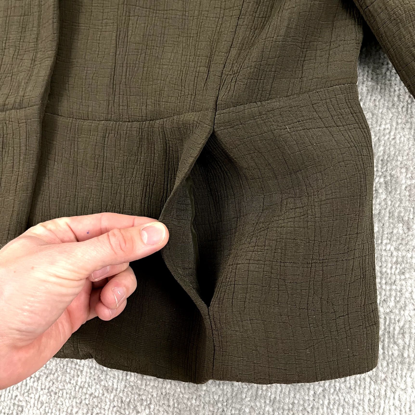 Eileen Fisher Eileen Fisher Jacket Womens Medium Brown Silk Blend Office Career Preppy Size M / US 6-8 / IT 42-44 - 7 Thumbnail