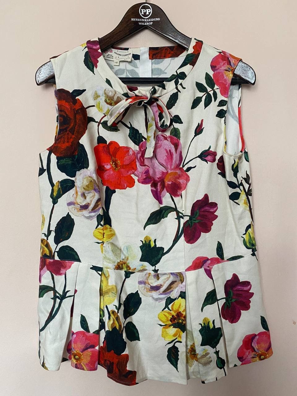 Other Maison Common Sleeveless Blouse Floral Print Size M / US 6-8 / IT 42-44 - 1 Thumbnail