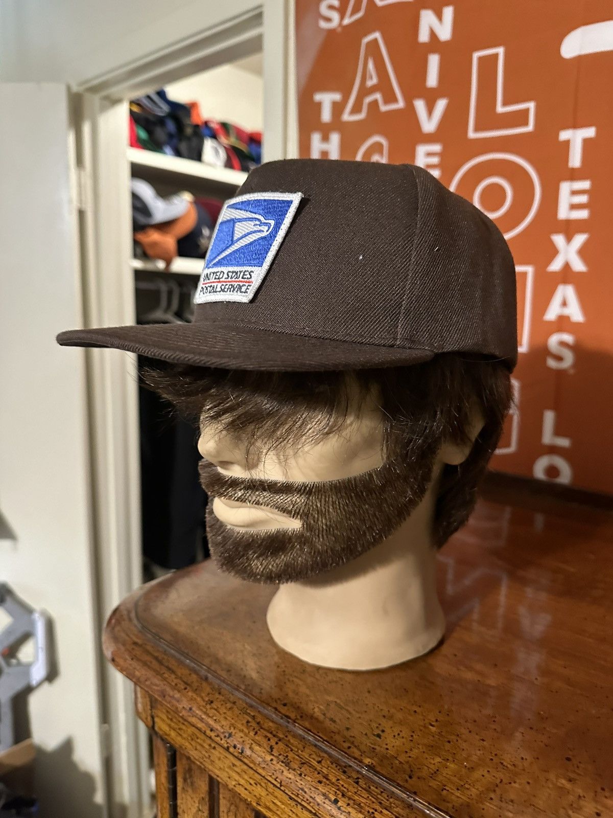 Anti Social Social Club × Vintage Vintage USPS Mailman “UPS brown” hat 00s Size ONE SIZE - 6 Thumbnail