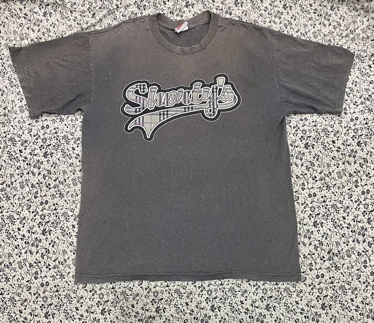 Shorty's Skateboards × Vintage vtg shortys burberry design tee Size US XL / EU 56 / 4 - 1 Thumbnail