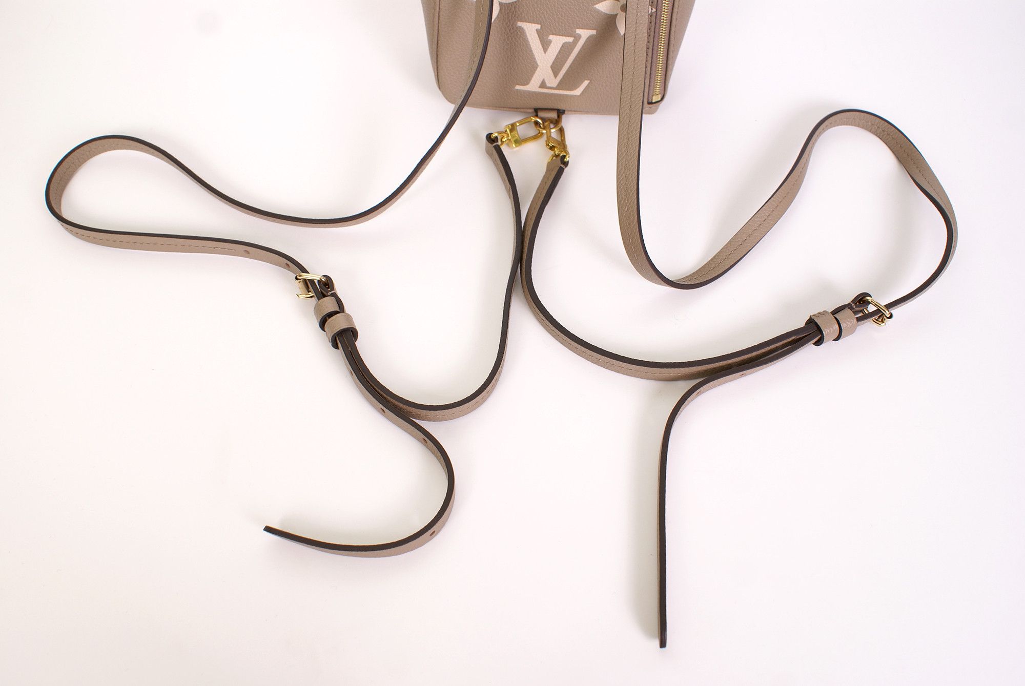Louis Vuitton Louis Vuitton Tiny Backpack Monogram Empreinte Beige Cream Size ONE SIZE - 15 Thumbnail