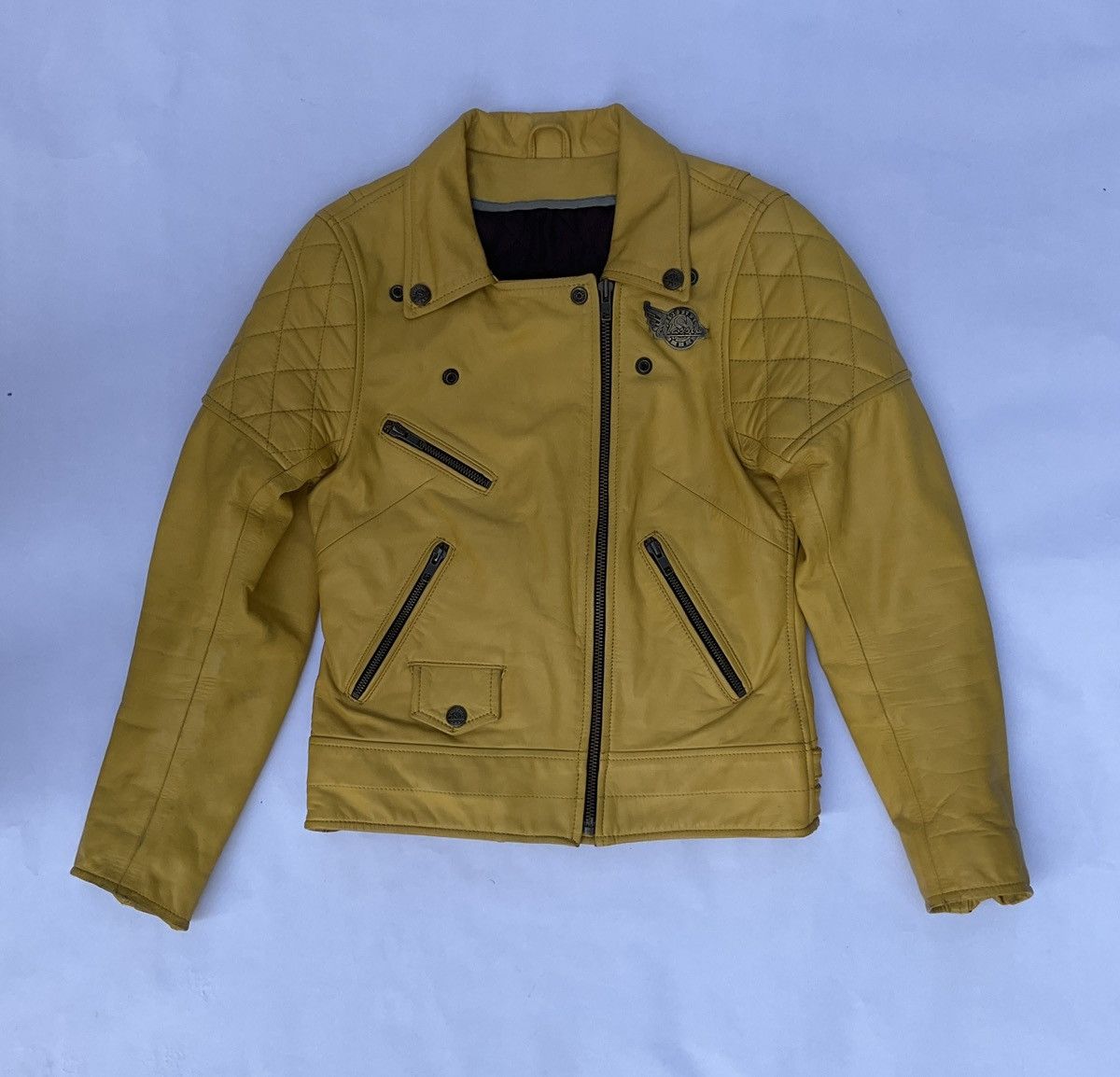 Vintage Vintage leather biker Size S / US 4 / IT 40 - 19 Thumbnail