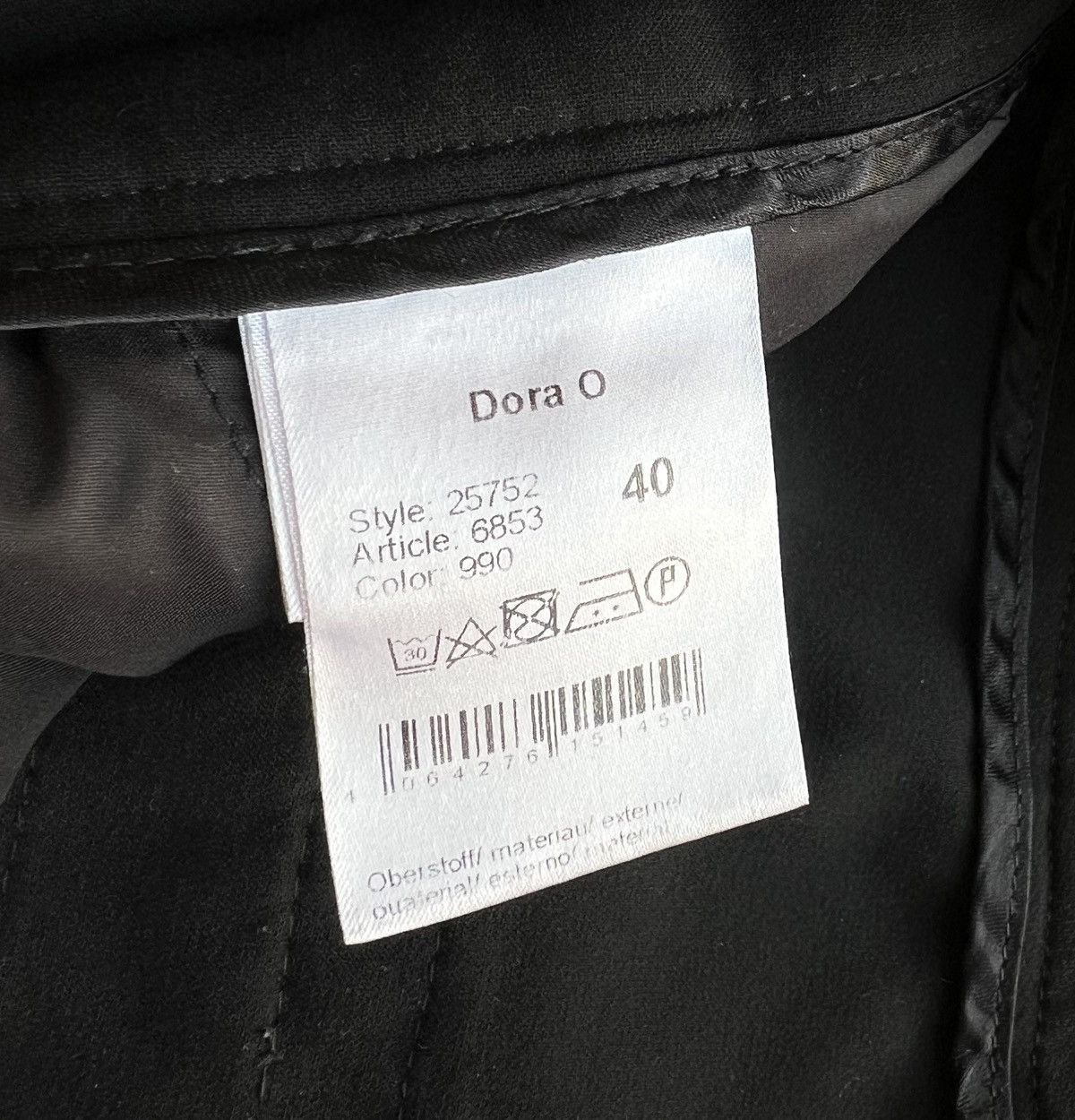 Designer Raffaello Rossi Dora O Black Pants Classic Trousers Size 40" / US 18 - 9 Thumbnail