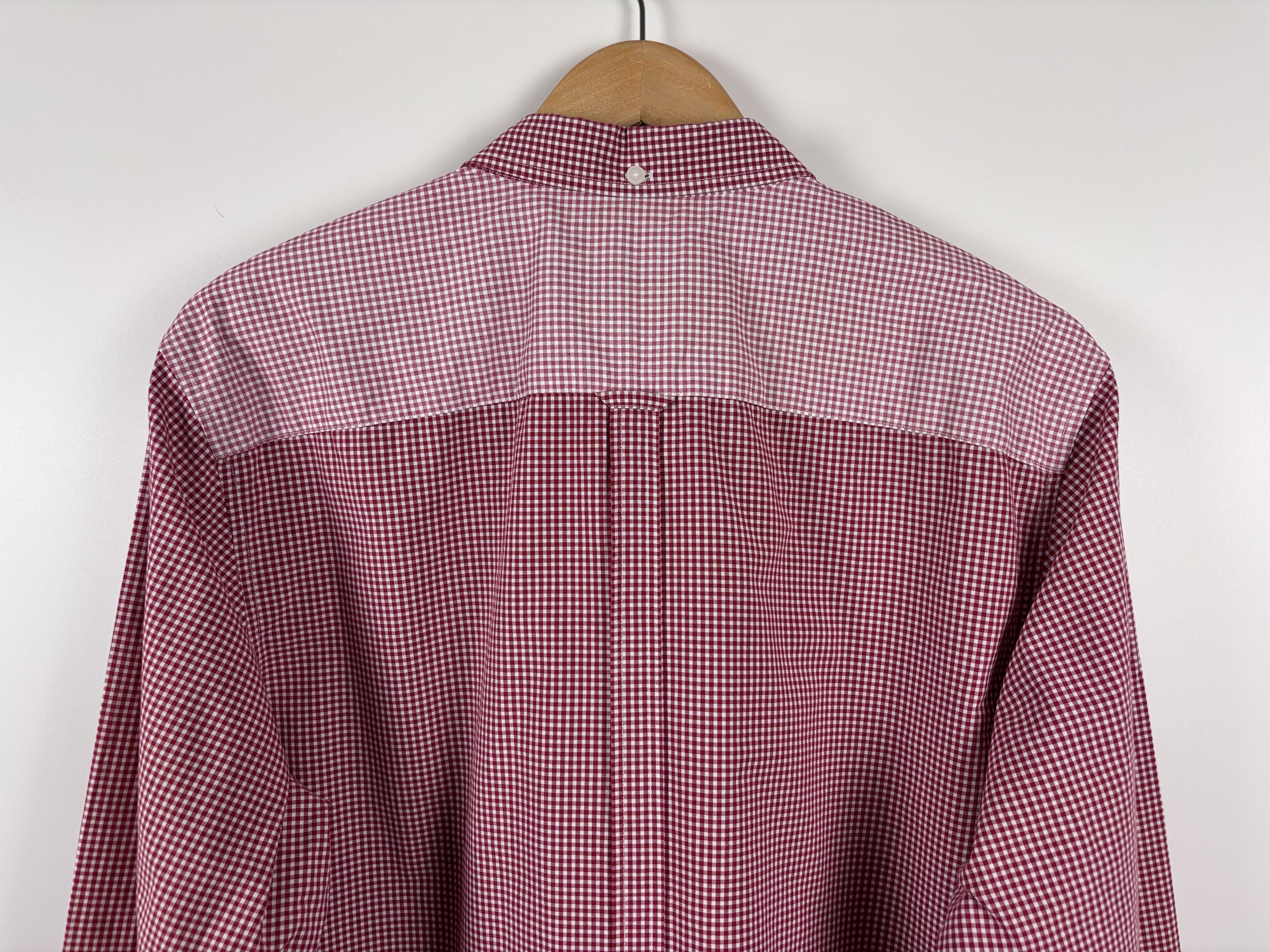 Fred Perry Fred Perry Button Down Longsleeve Slim Check Shirt Red XL Size US XL / EU 56 / 4 - 5 Thumbnail