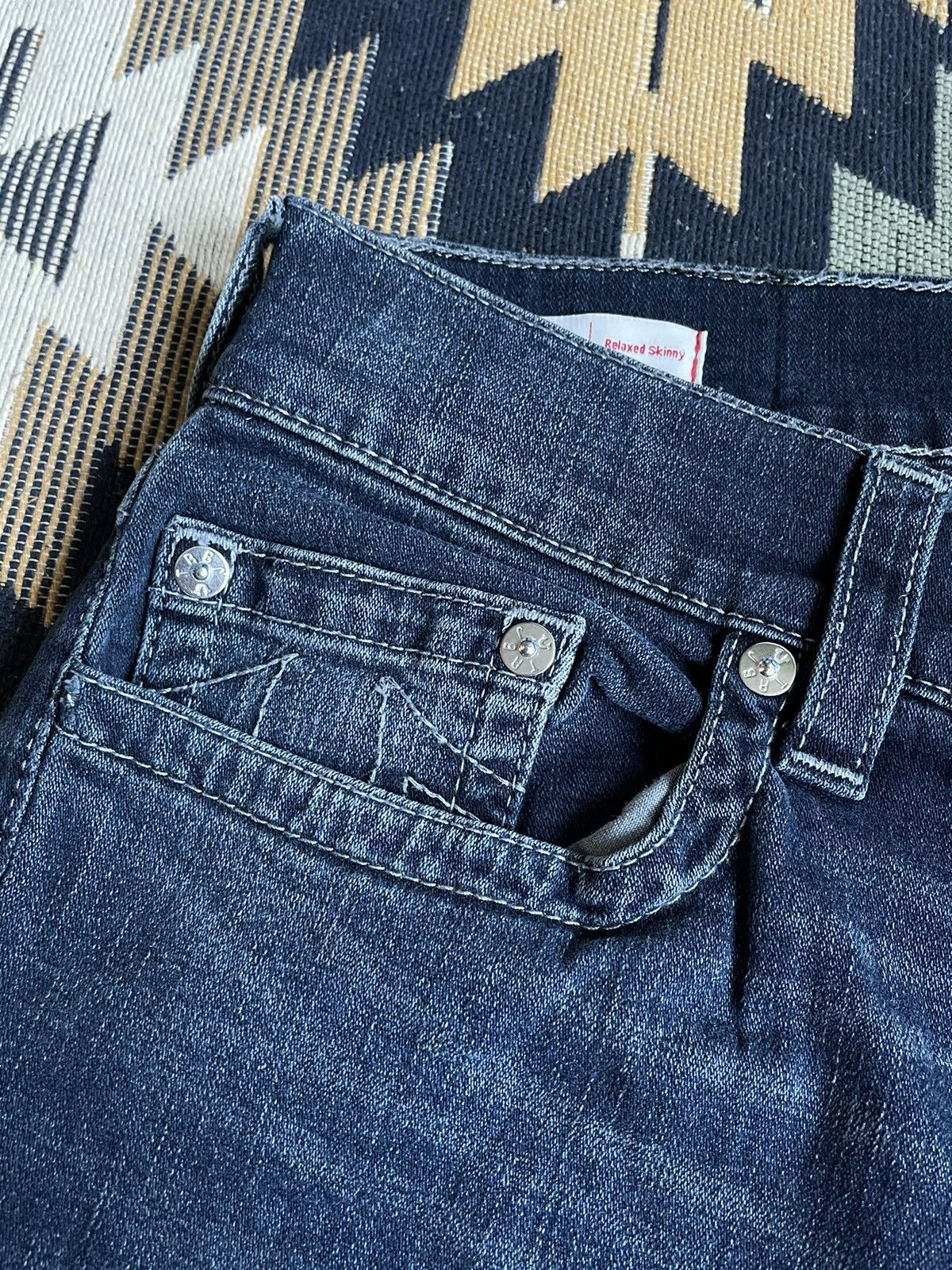 Jean × True Religion True Religion Rocco Y2K Denim Jeans Size US 34 / EU 50 - 10 Thumbnail