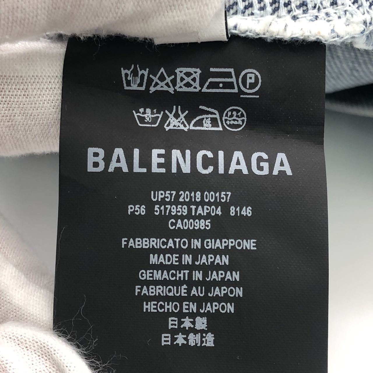 Balenciaga Balenciaga Straight Leg Jeans K26WX Size US 26 / EU 42 - 8 Thumbnail