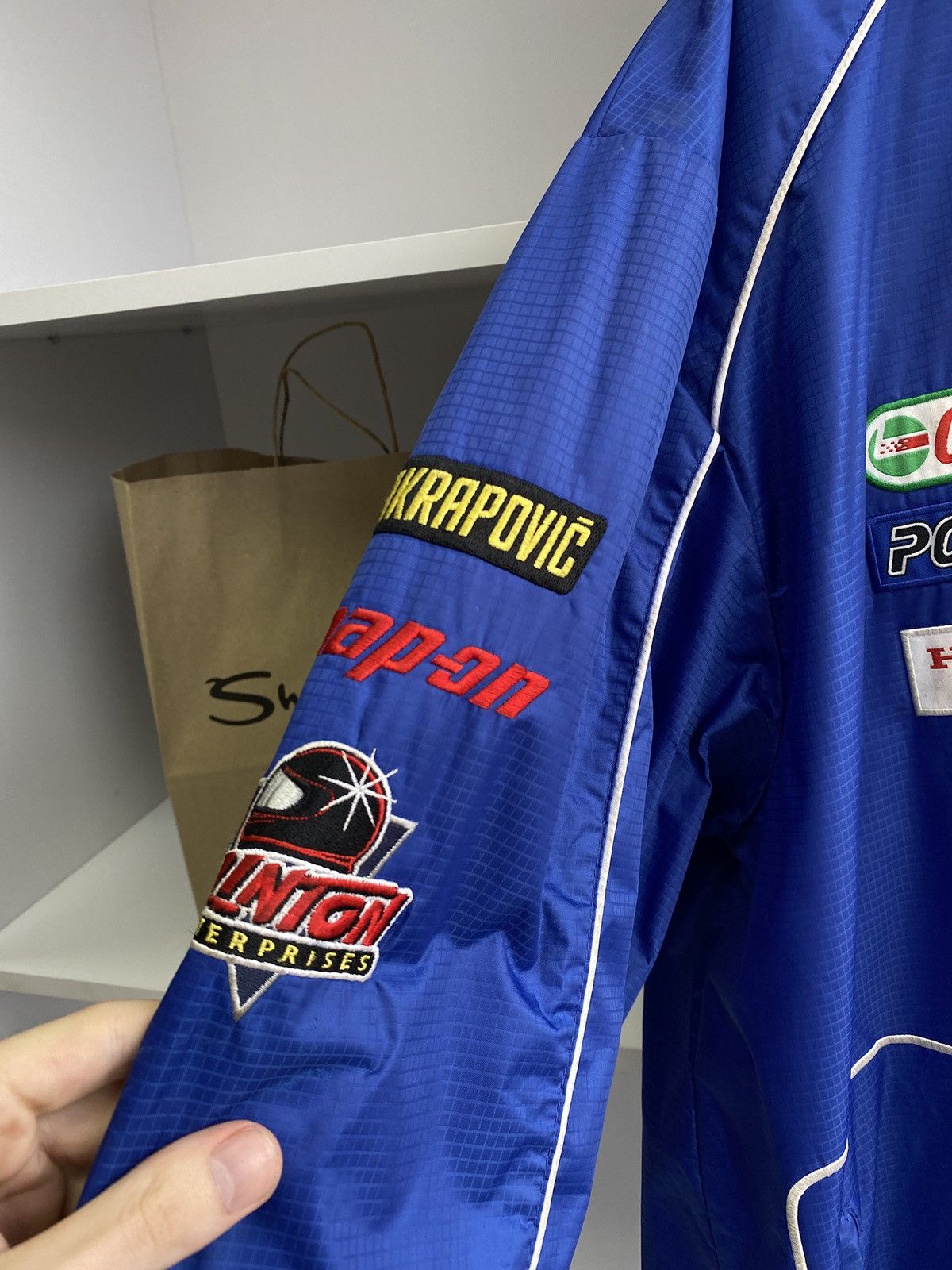 Honda × Vintage Samsung Honda Castrol Racing Jacket vintage Size US XL / EU 56 / 4 - 4 Thumbnail