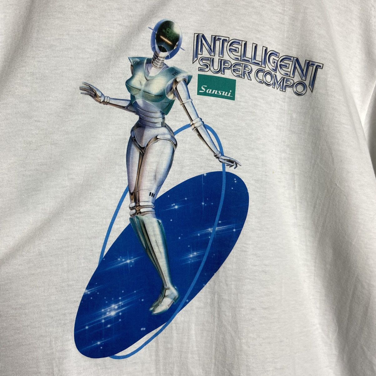 Club Sorayama × Vintage Vintage 90s Hajime Sorayama x Sansui Electric Robot T-Shirt Size US L / EU 52-54 / 3 - 5 Thumbnail