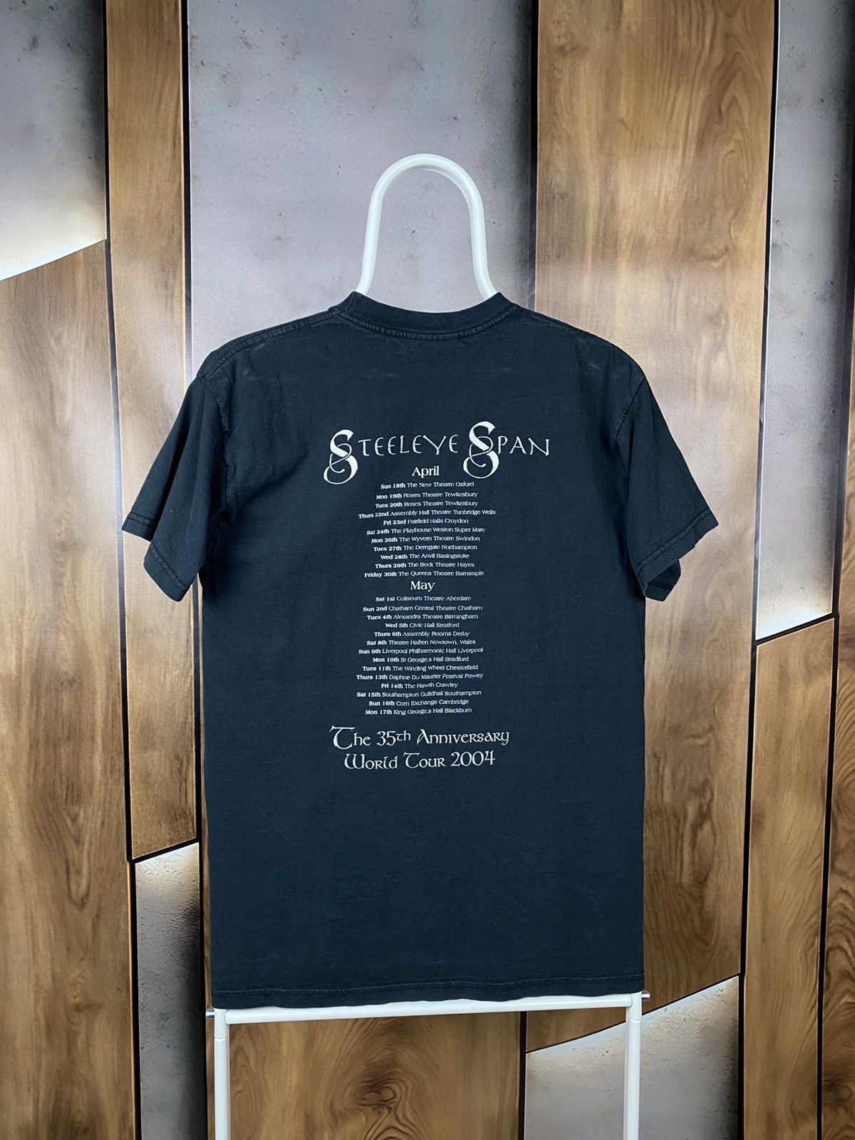 Band Tees 🎸Vintage 2004 T-Shirt Steeleye Span World Tour Rock Band🎸 Size US S / EU 44-46 / 1 - 7 Thumbnail