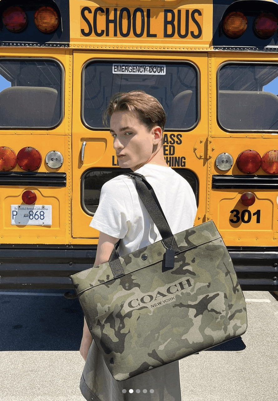 Coach NWT Coach MEN S Tote 38 With Camo Print CL396 Grailed