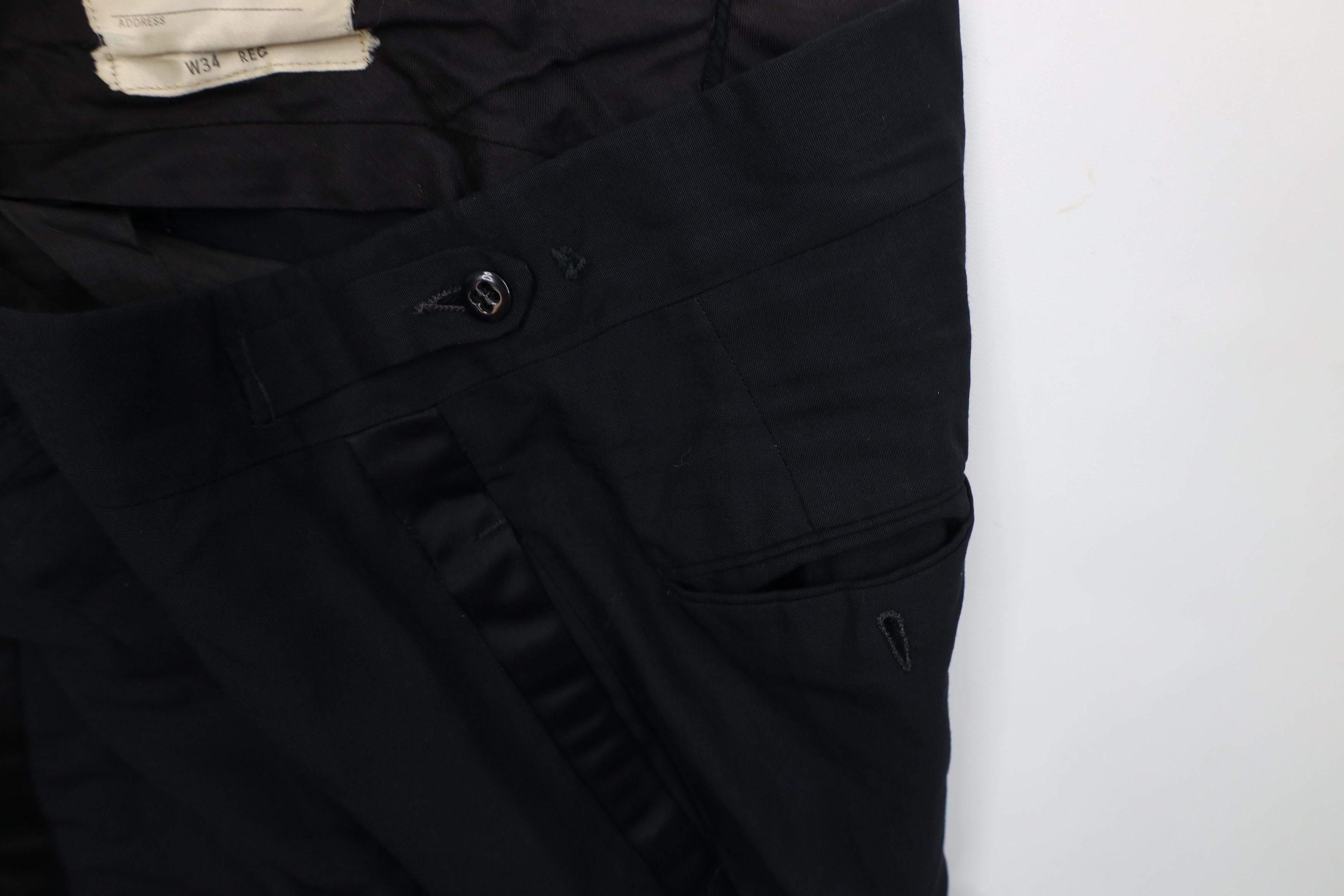 Vintage Vintage 60s Streetwear Tuxedo Suit Bell Bottoms Pants USA Size US 34 / EU 50 - 9 Thumbnail