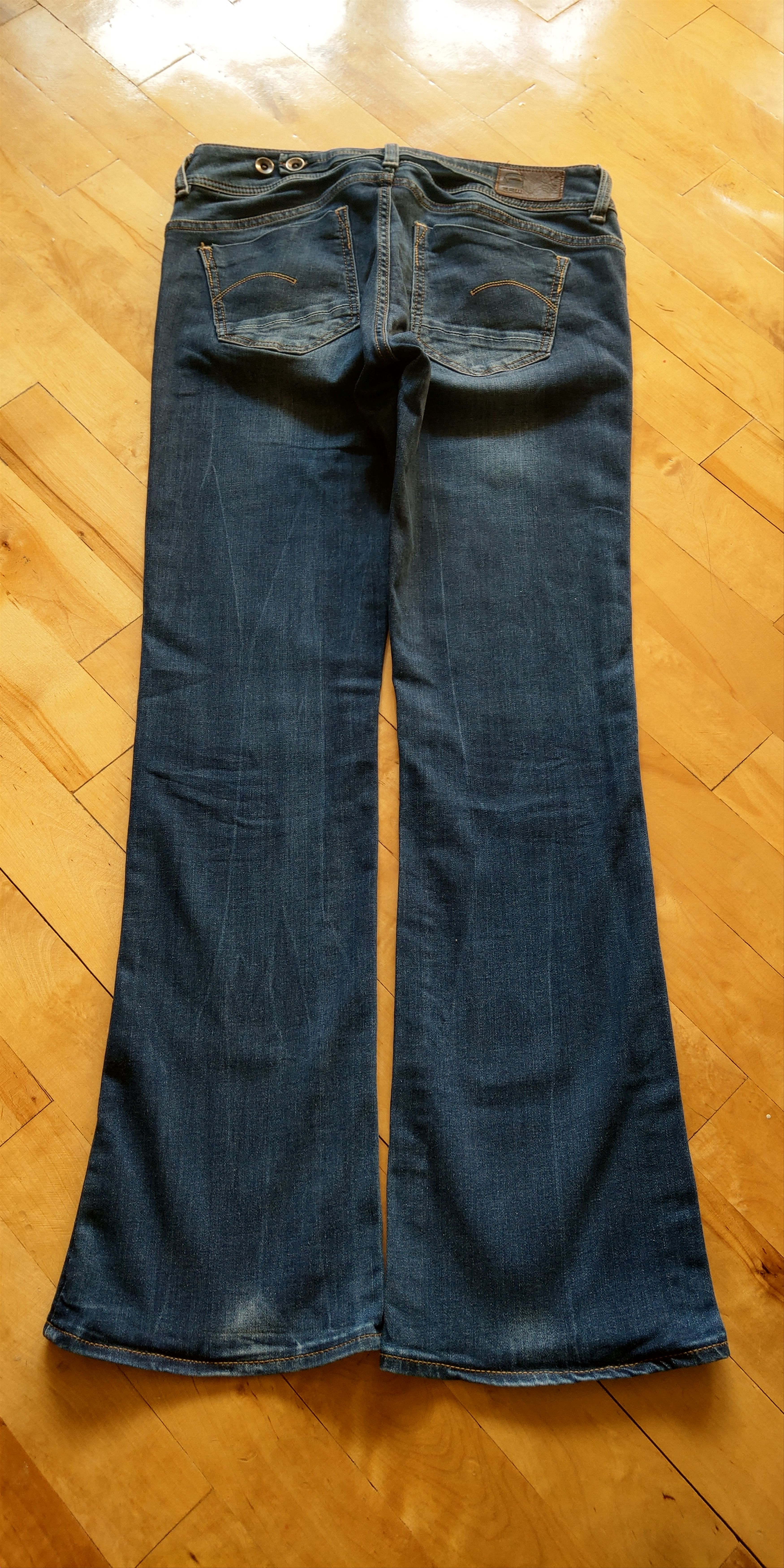 G-Star Flared Bootcut Skinny Stacked Pants Bell Bottom Denim G-STAR Size US 31 - 5 Thumbnail
