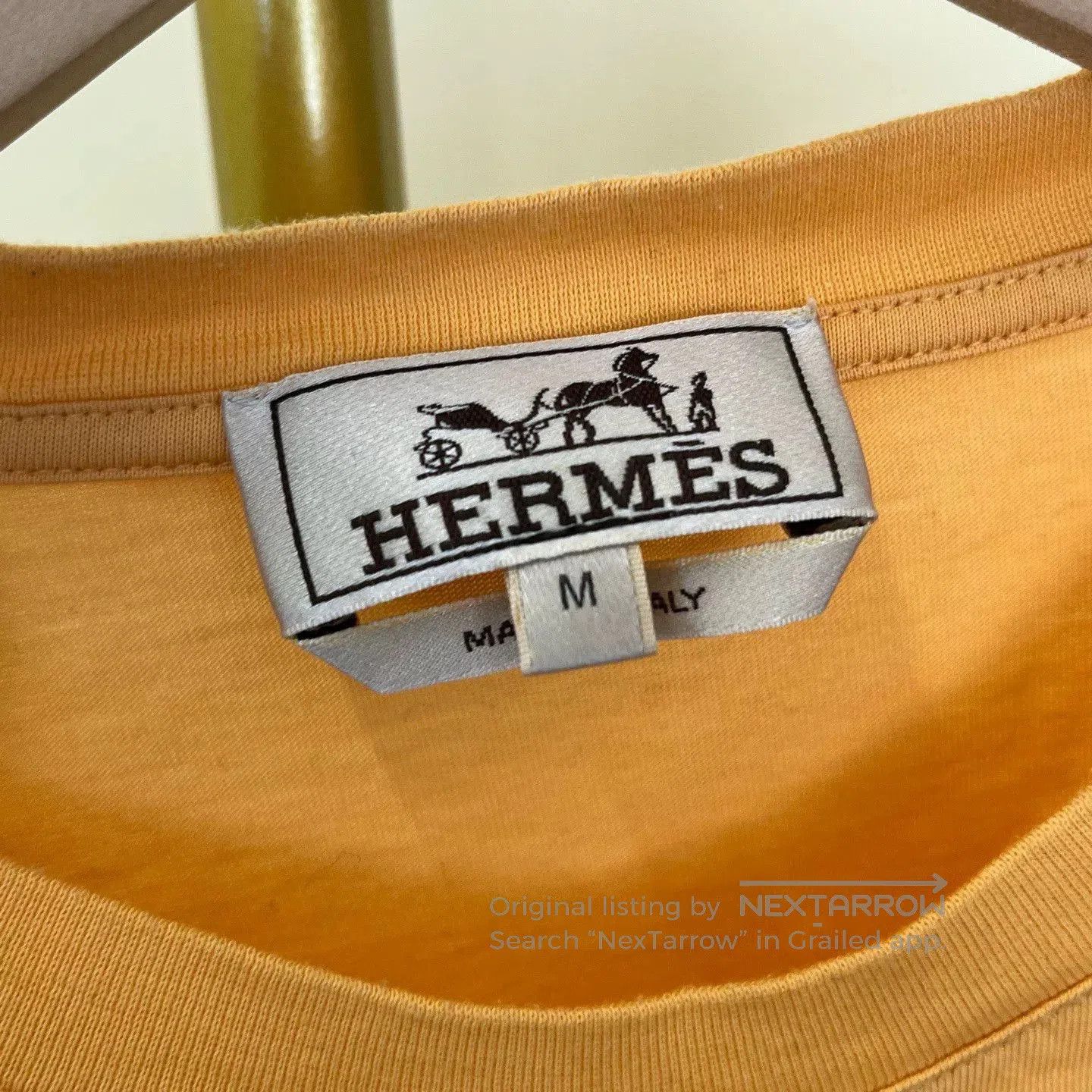 Hermes HERMES SS23 Melon Logo Print T. Size US M / EU 48-50 / 2 - 5 Thumbnail