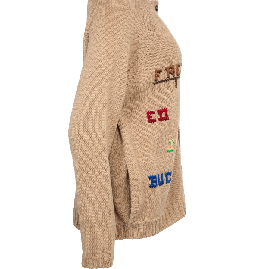 Bode o1h1sh10624 Cardigan in Tan Size S / US 4 / IT 40 - 3 Thumbnail