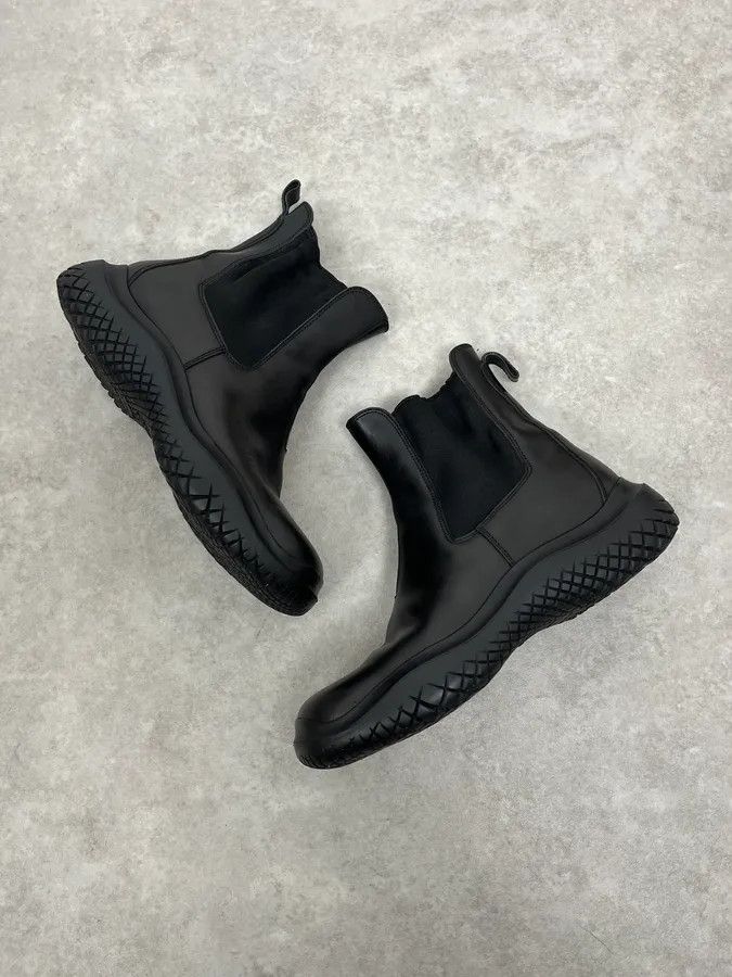 Prada AW1999 Prada Black Vibram Premium Leather Boots Size US 7 / IT 37 - 6 Thumbnail