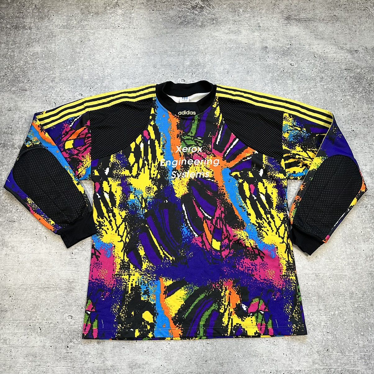 Vintage Vintage Adidas Goalkeeper 90s Shirt Football Soccer Jersey 1 Size US XL / EU 56 / 4 - 1 Thumbnail