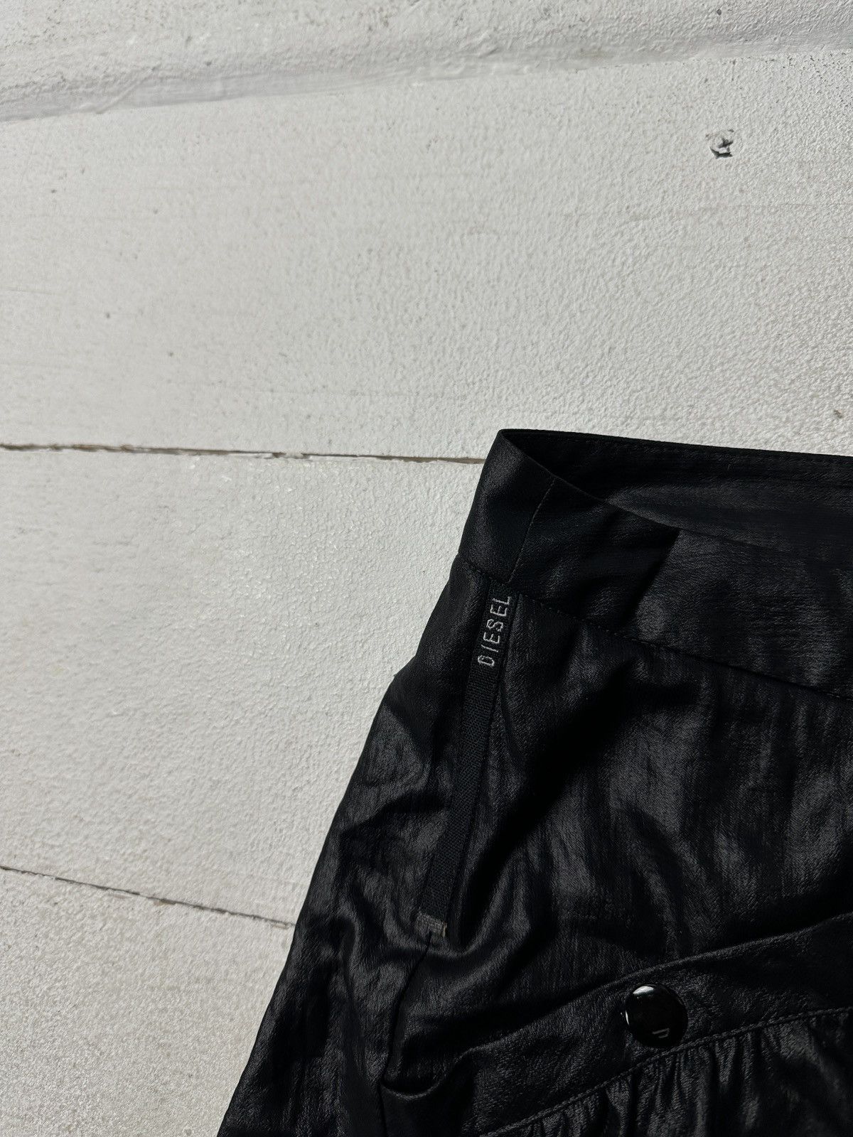 Diesel SEXY🚨 DIESEL Y2K AVANT GARDE MESH MINI SKIRT Size 29" - 3 Thumbnail