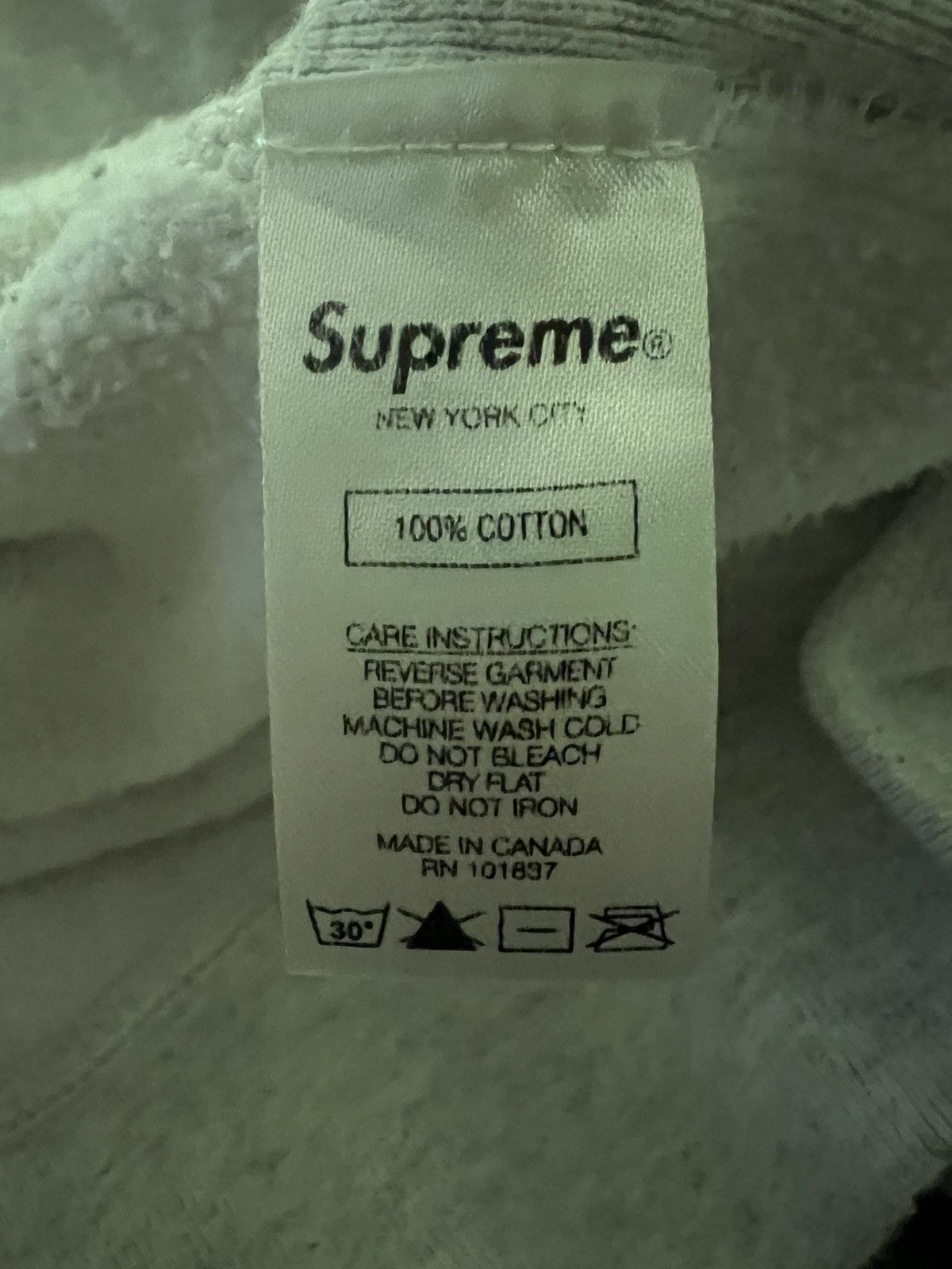 Supreme Supreme Chenille Appliqué Hooded Sweatshirt Size US M / EU 48-50 / 2 - 8 Thumbnail