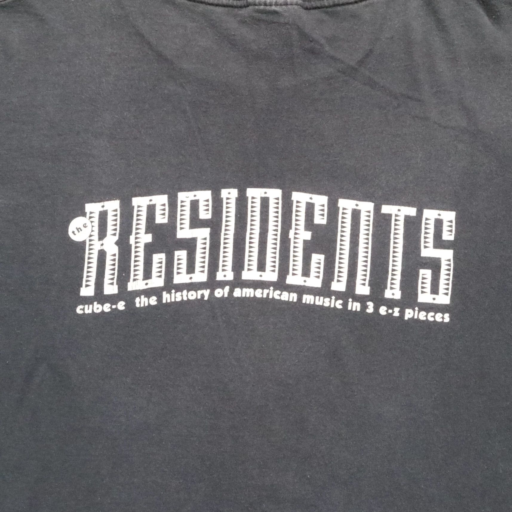 Hanes VINTAGE The Residents Cube-E Band Shirt XL Black Mens T-Shirt Size US XL / EU 56 / 4 - 5 Thumbnail