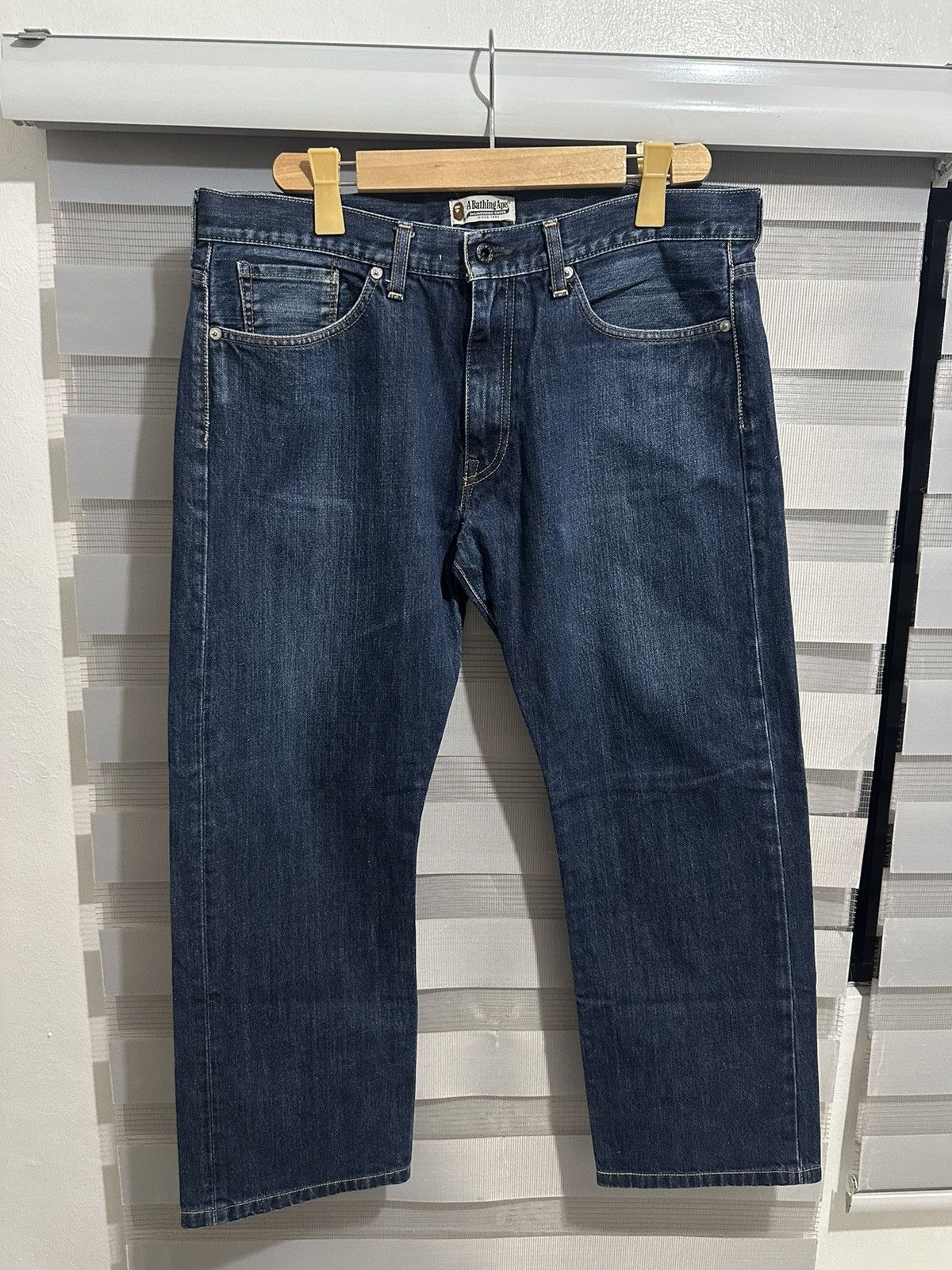 Bape A Bathing Ape Made by Human Denim Pants Size US 34 / EU 50 - 2 Thumbnail