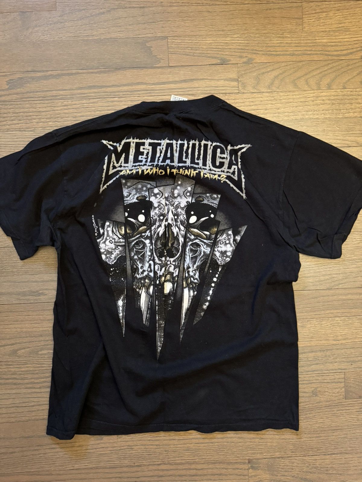 Band Tees Vintage Metallica x Pushead T-Shirt Size US M / EU 48-50 / 2 - 3 Thumbnail