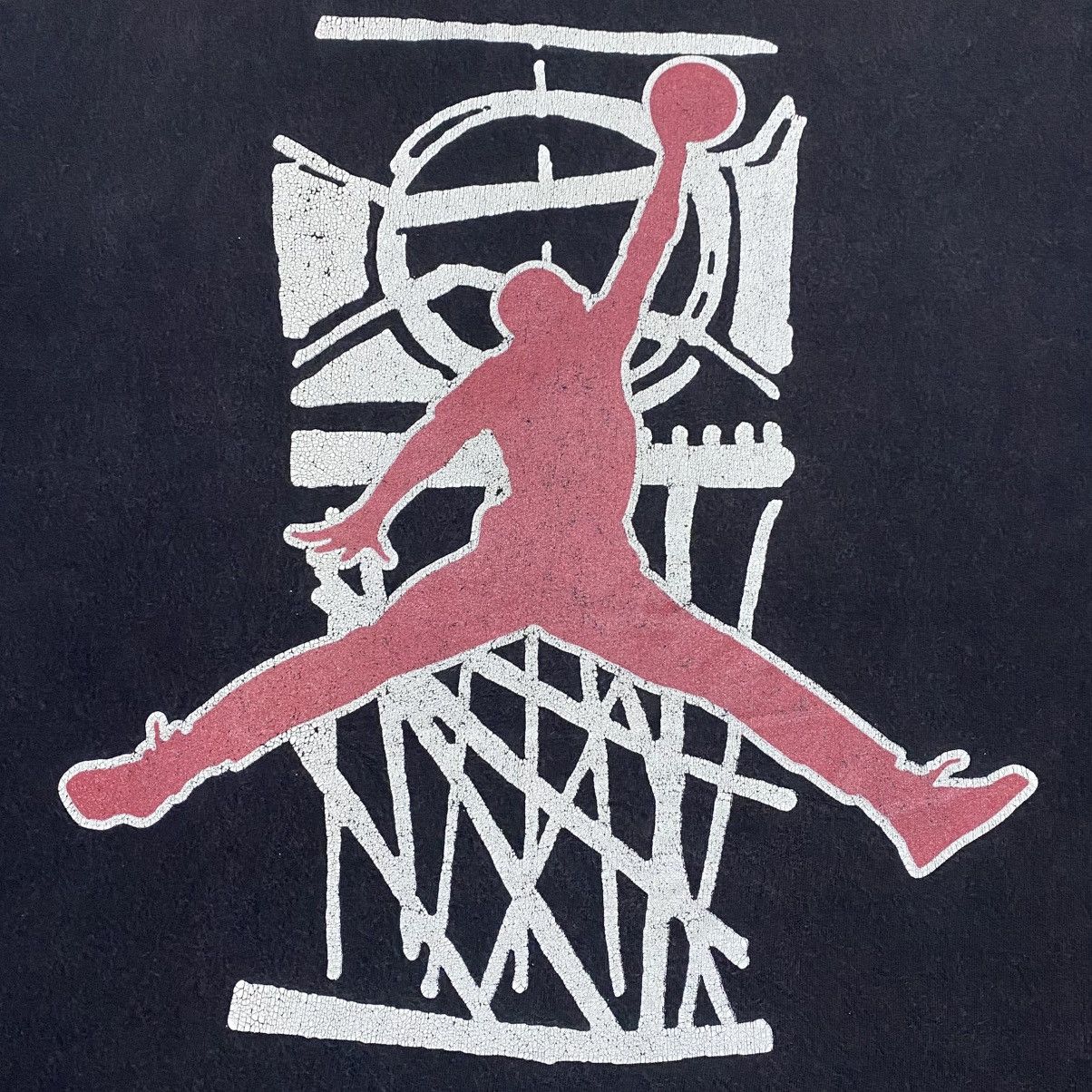 Nike Rare‼️🔥Vintage Nike Air Jordan Backhit Single Stitch T-Shirt Size US L / EU 52-54 / 3 - 8 Thumbnail