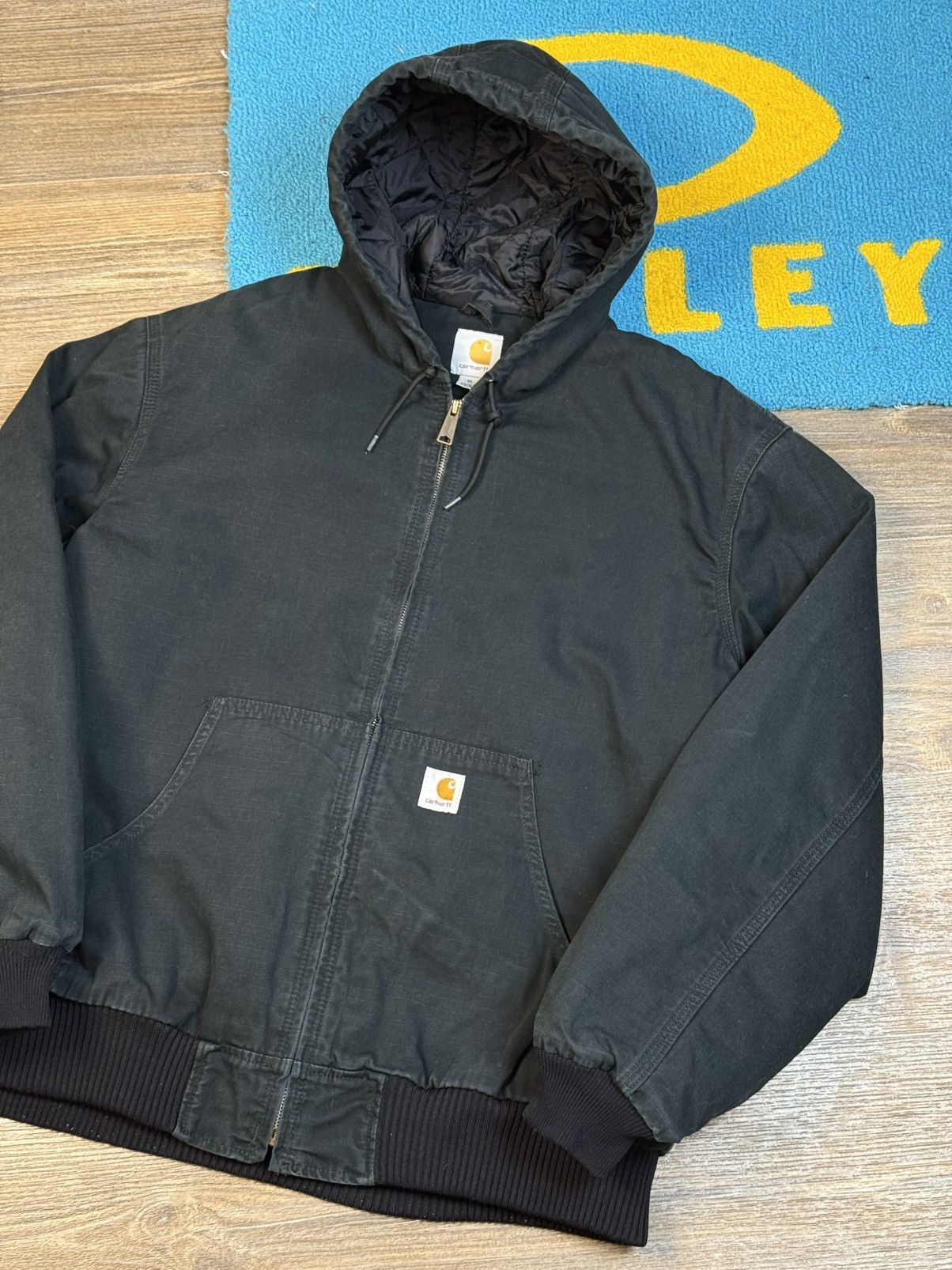 Carhartt × Vintage Vintage Carhartt Active Jacket Blue Working Jacket Size US XL / EU 56 / 4 - 3 Thumbnail