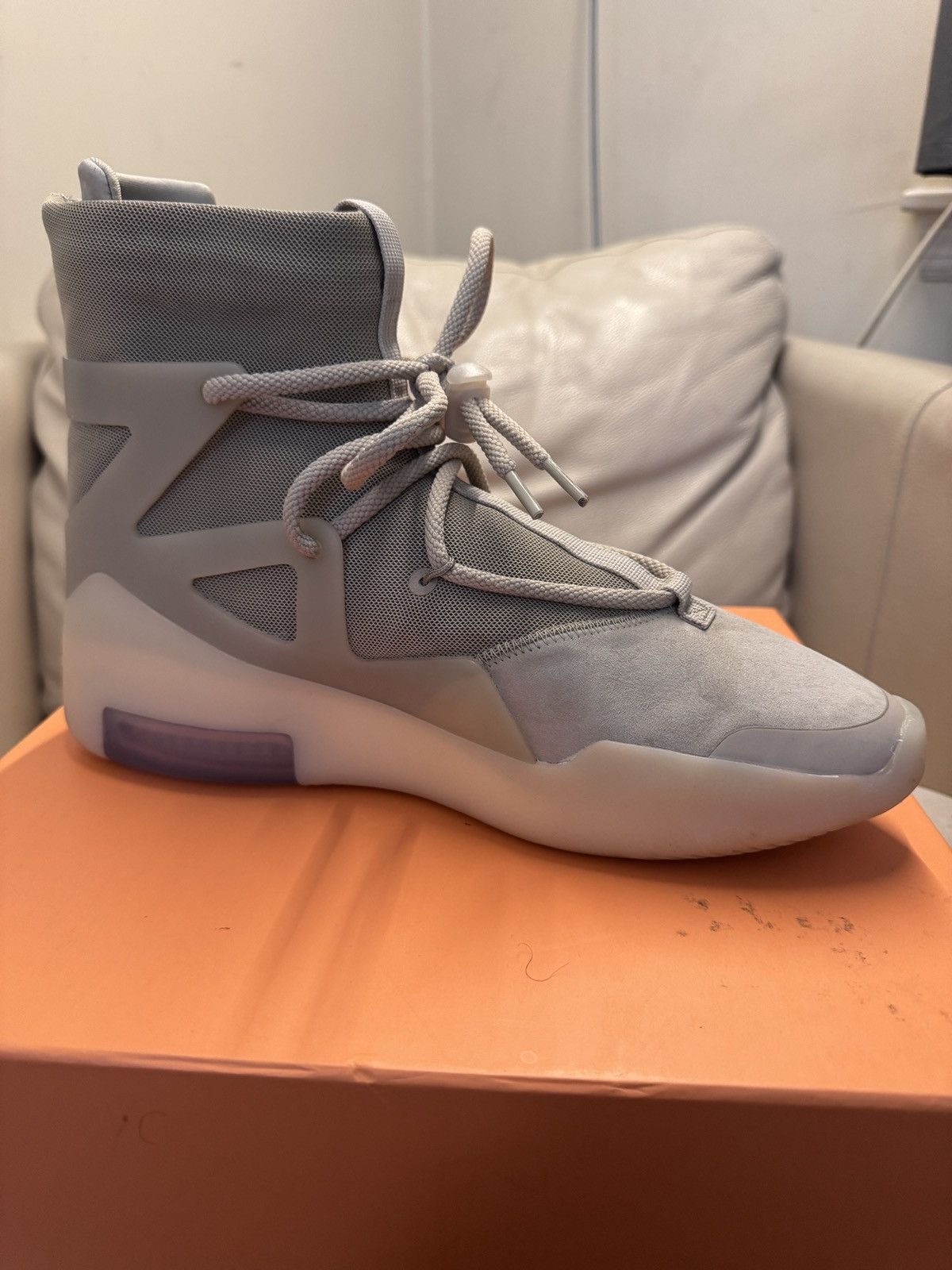 Fear of God × Nike Nike x Fear of god- Air fear of god 1 Oatmeal Size US 10 / EU 43 - 8 Thumbnail