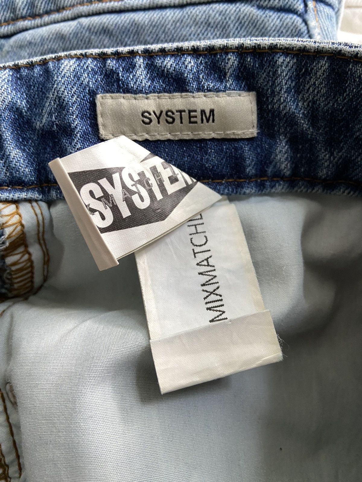 System Blue straight fit denim Size US 30 / EU 46 - 4 Thumbnail